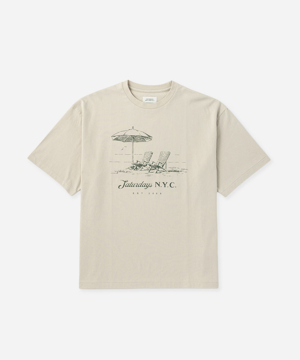 Beach Chair Ozone Wash Relaxed Tee | Saturdays NYC