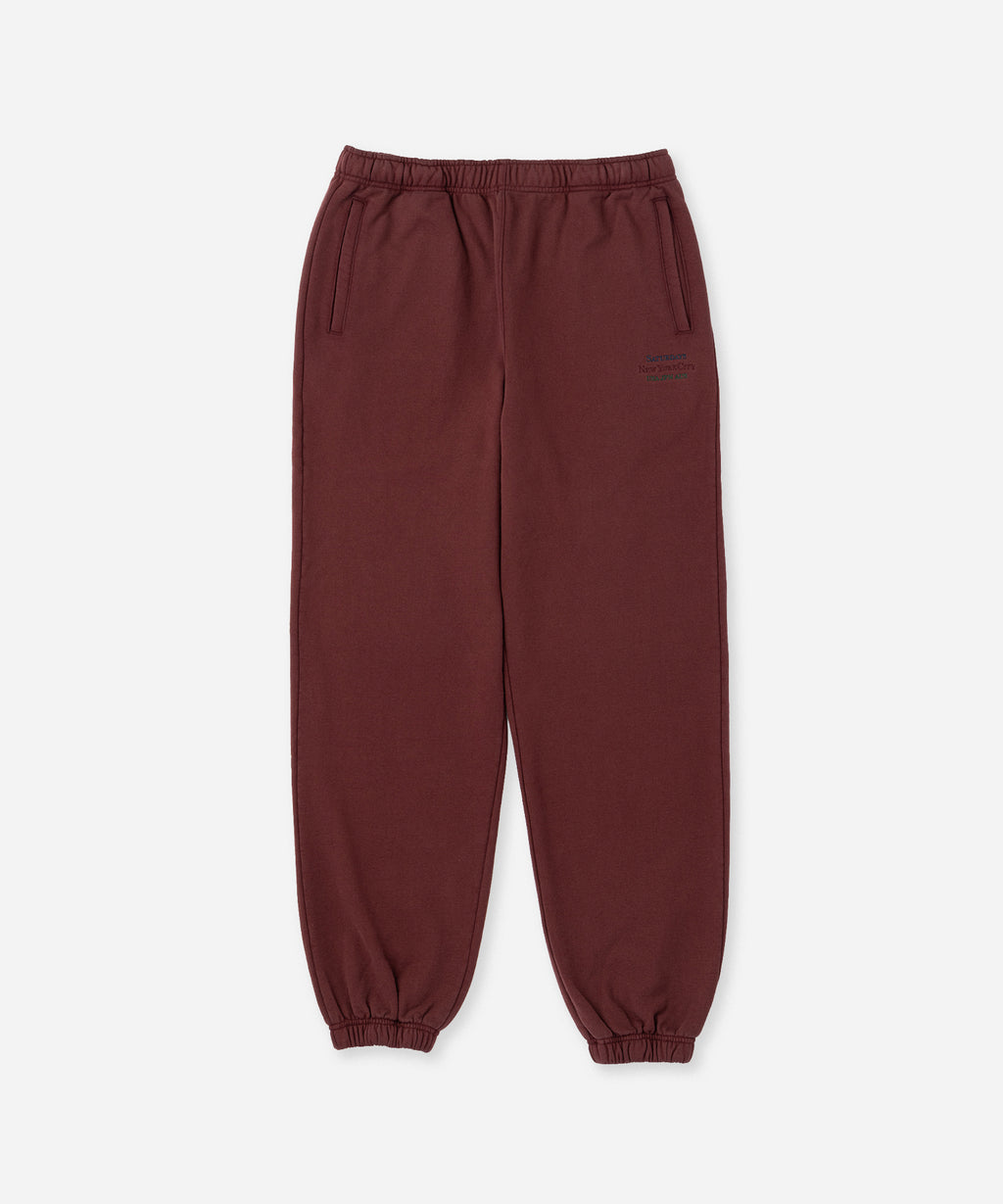 Saturdays NYC Abrams Sweatpant in Wine