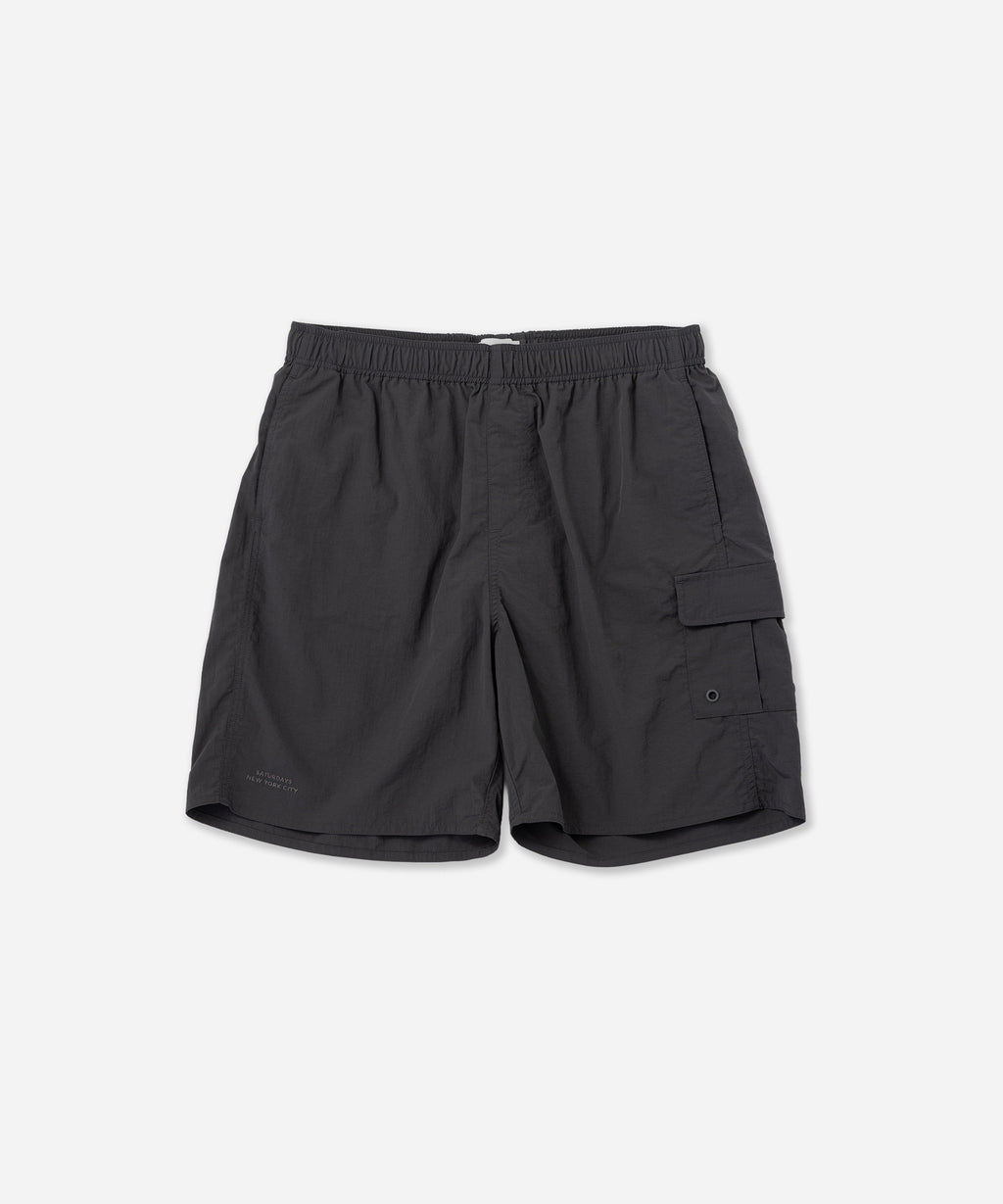 Saturdays NYC Danjo Cargo Swim Short in Charcoal