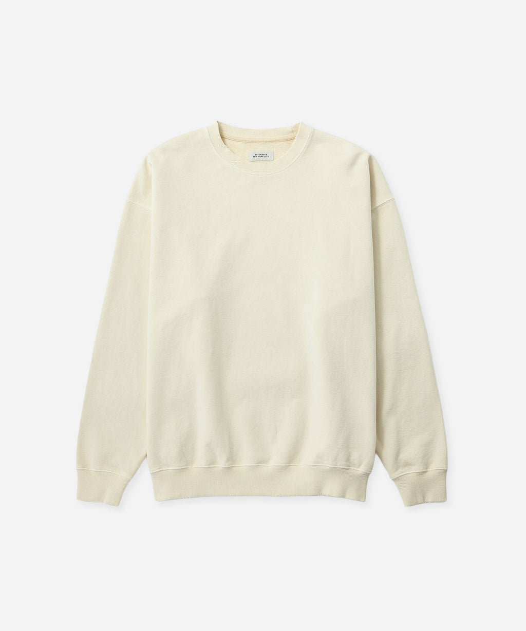 Bowery Garment Dyed Slash Sweatshirt
