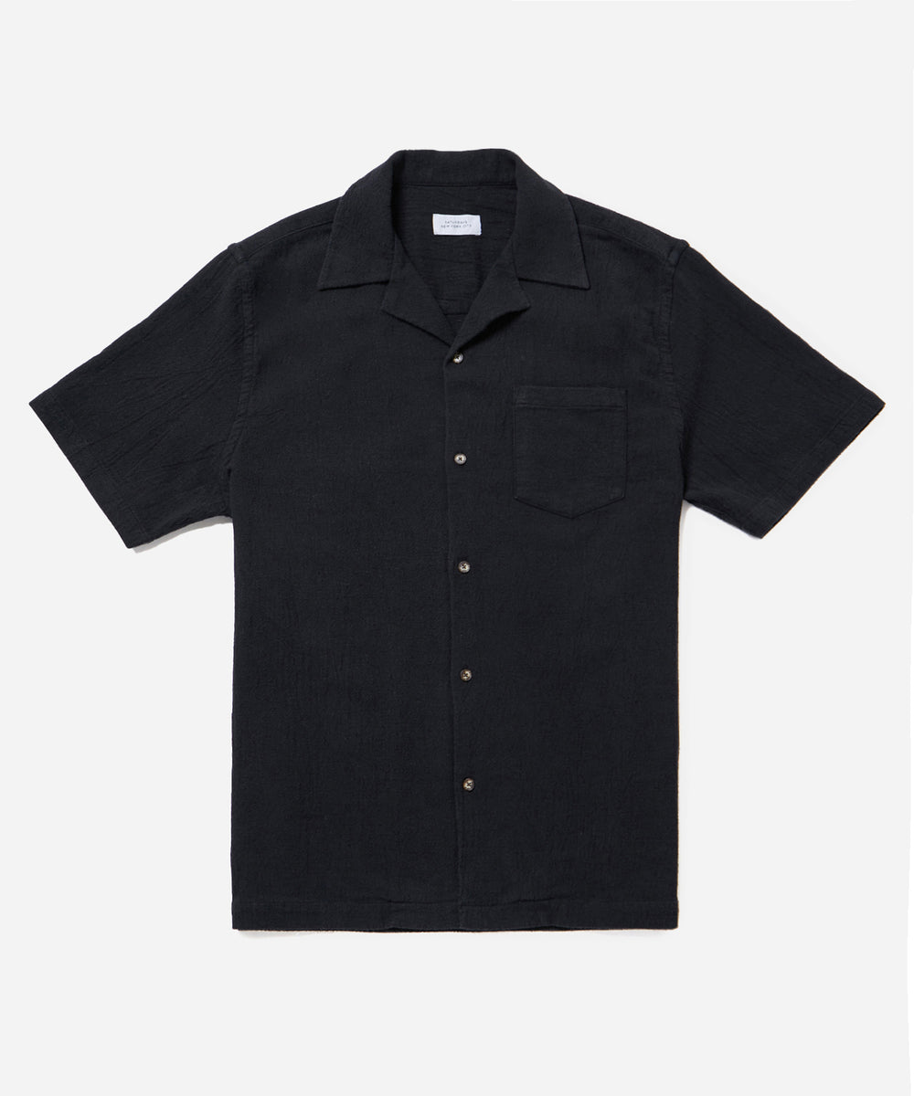 新品SaturdaysGolf SaturdaysNYC 接触冷感半袖ポロXXL Jahmad Linen-Blend Knit Polo | Saturdays NYC
