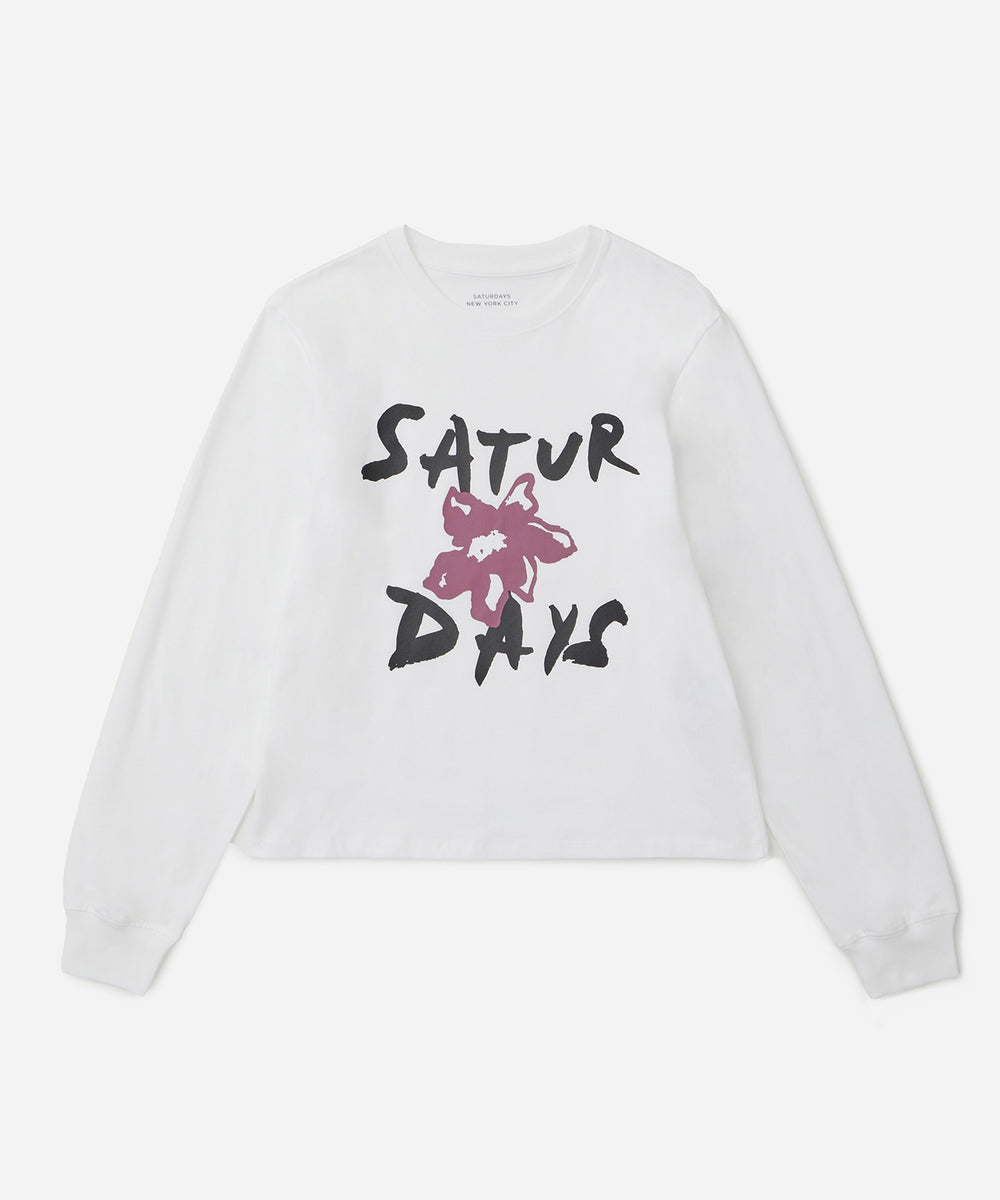 ★SATUR★ All Day Slavic Short Sleeve T-Shirt Organic White MUSINSA | SATUR Satur All Day Short Sleeve T-Shirt