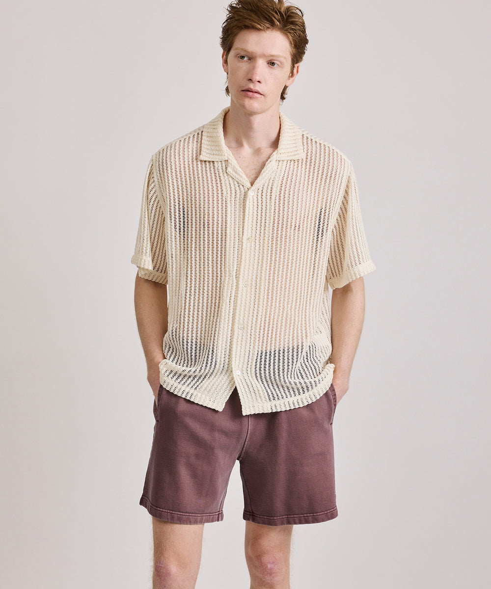 SATURDAYS NEW YORK 半袖シャツ CantyCottonLace Canty Cotton Lace SS Shirt | Saturdays NYC
