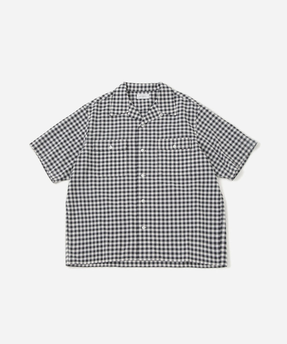 新品Hester Gingham Check Shirt Beige シャツ Hester Gingham Check SS Shirt | Saturdays NYC