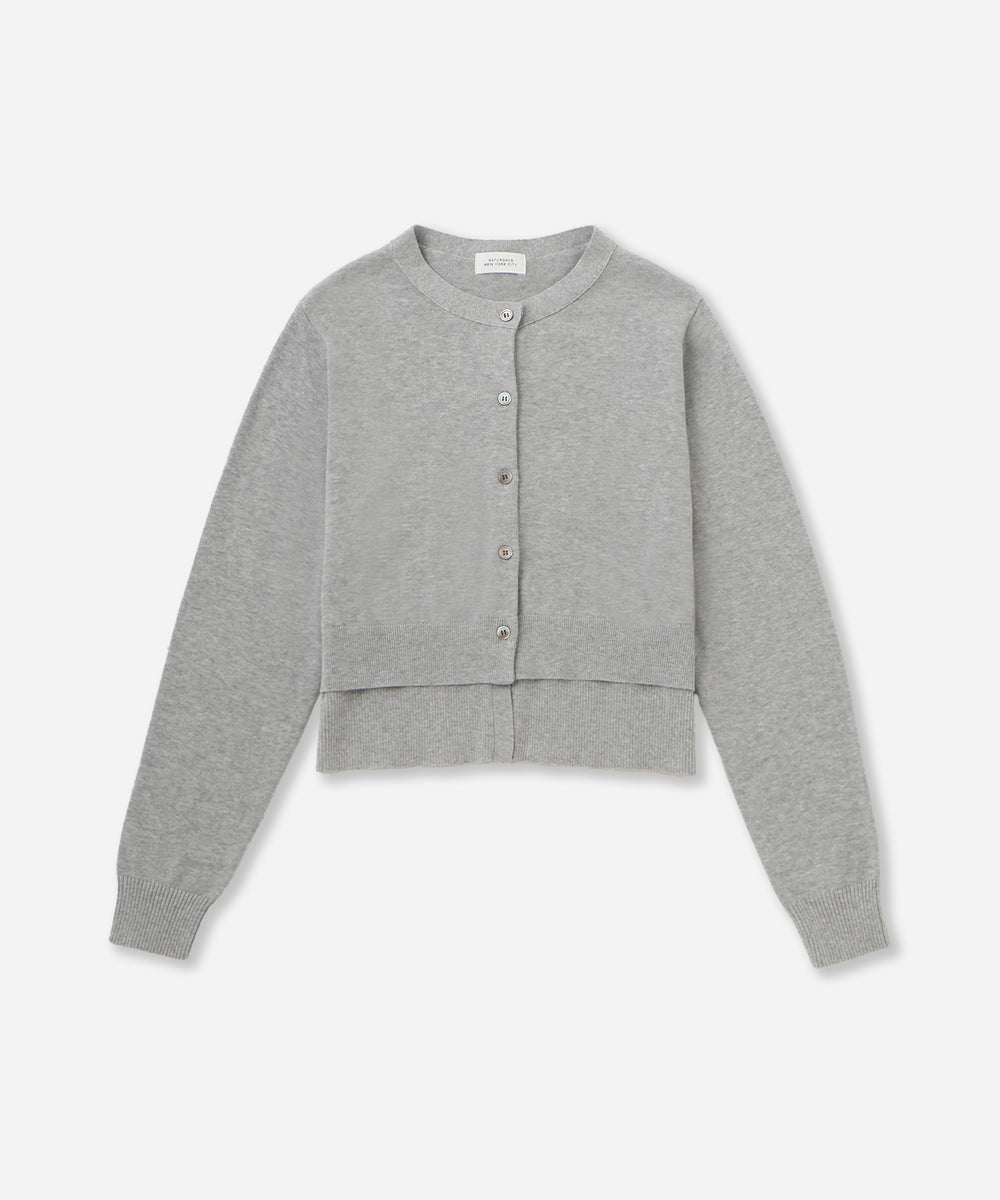 Halle Double Layer Cardigan | Saturdays NYC