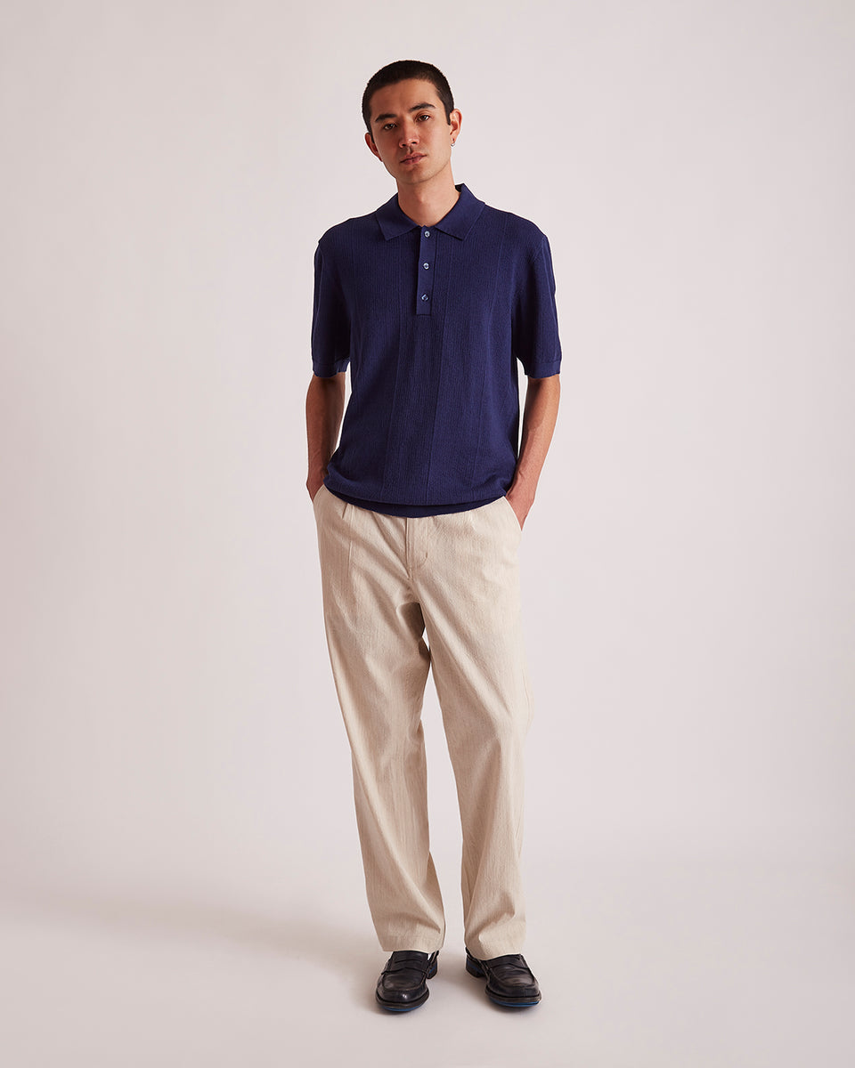 COTTON SUMMER KNIT S/S POLO 1ldk別注 - メルカリ