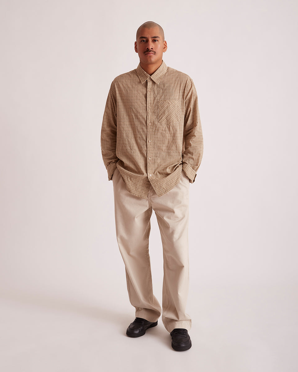 19SS WIDE OPEN COLLAR LS SHIRT 開襟シルクロングスリーブ