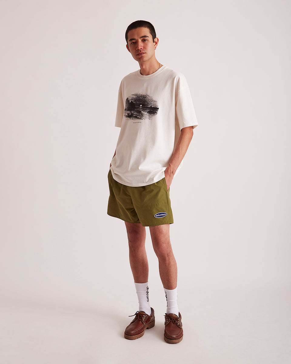 Saturdays NYC Talley Swimshort XS ブラウン Talley Swim Short | Saturdays NYC