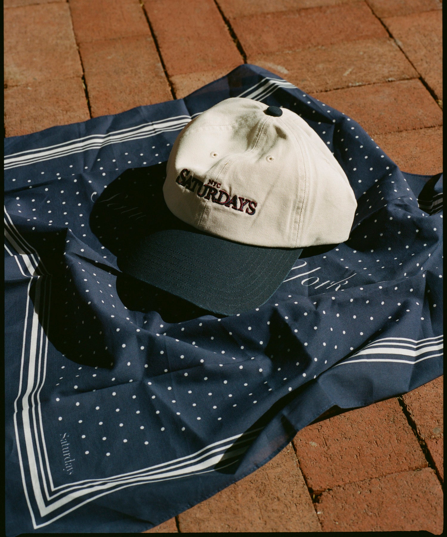 Saturdays NYC NYC SATURDAYS Cap in Ivory