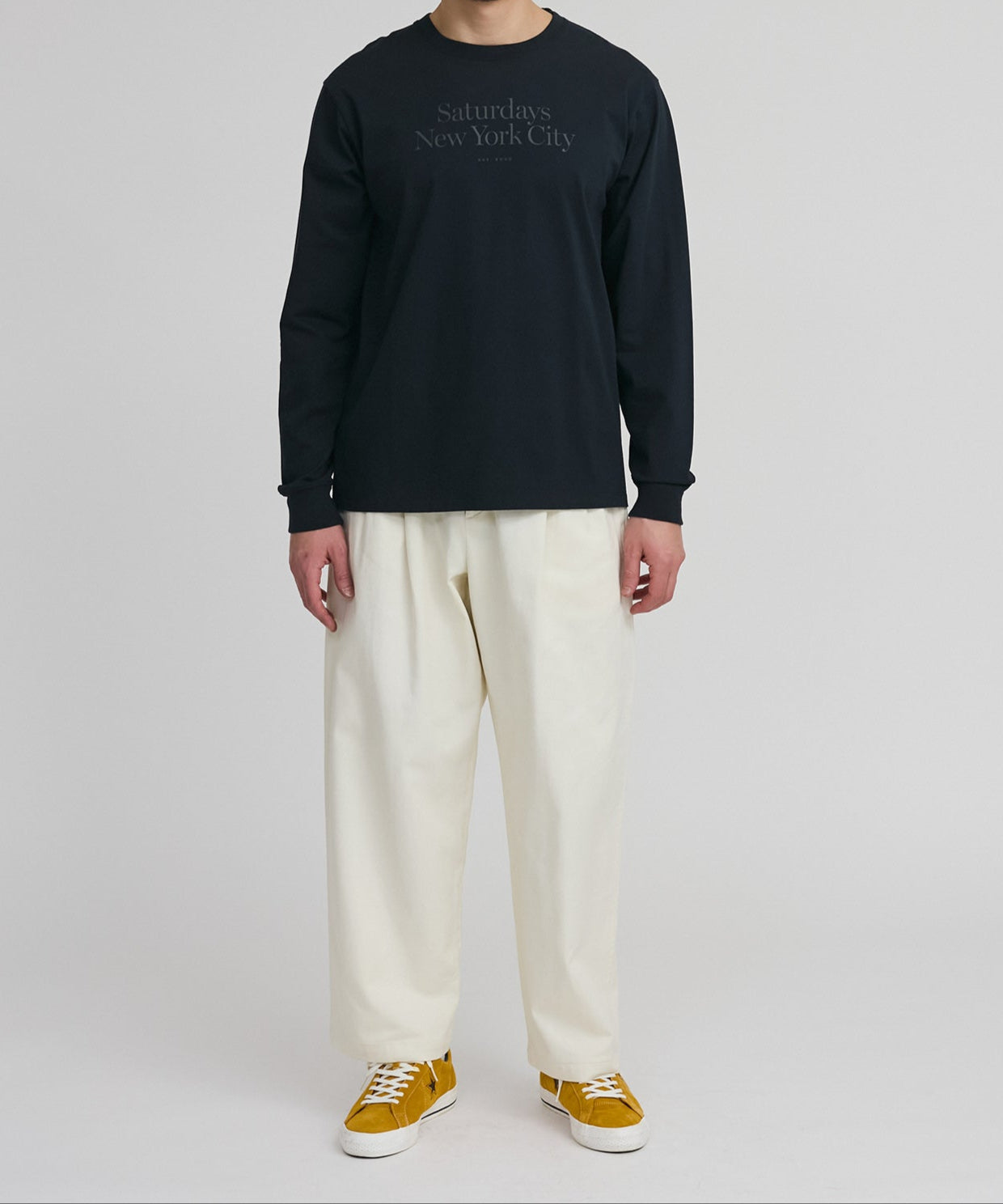 George Twill Wide Pant | Saturdays NYC George Twill Wide Pant | Saturdays NYC