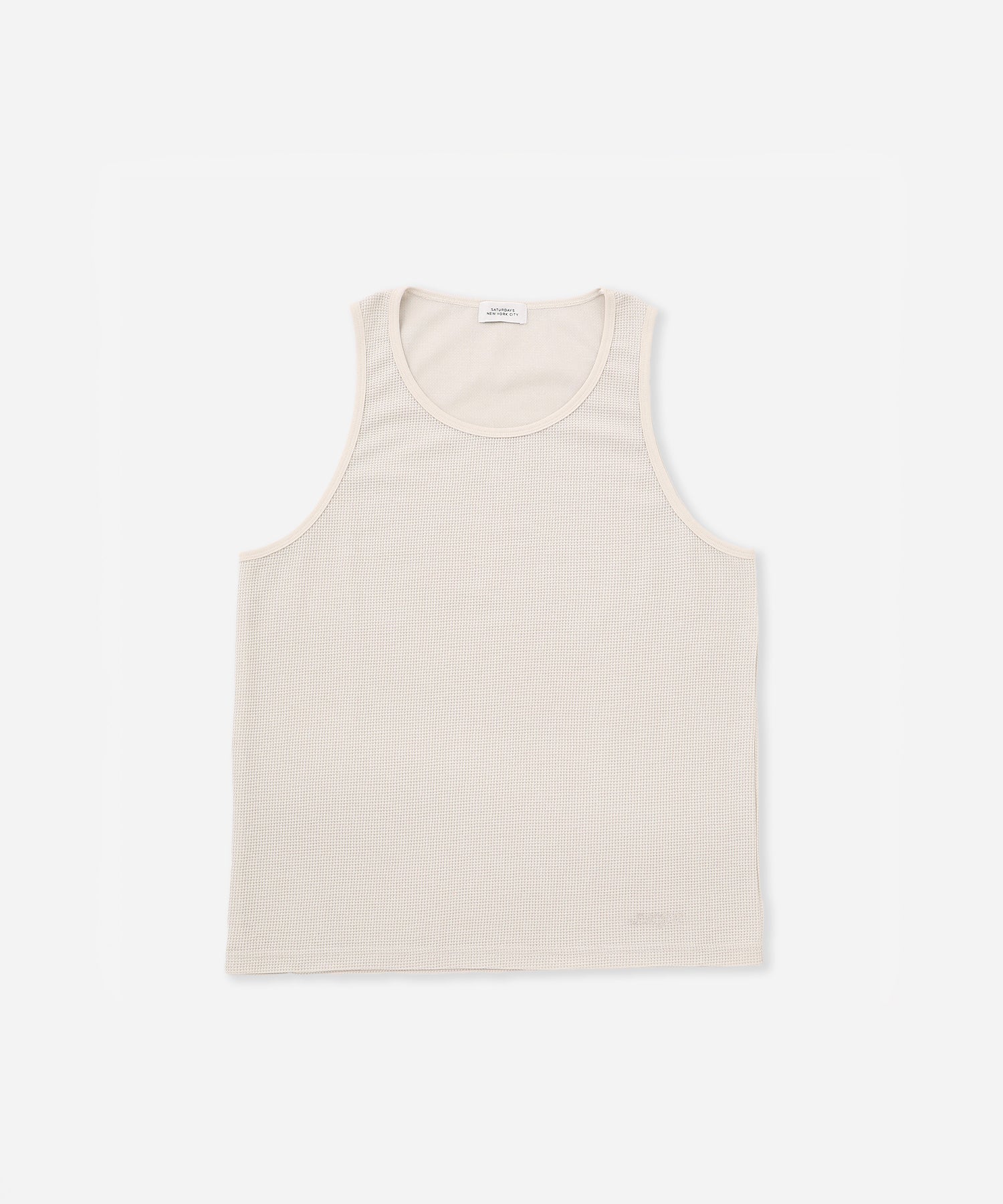【KANEMASA PHIL. 】Waffle Tank Top（ECRU） KANEMASA PHIL. 】Waffle Tank Top（ECRU） Venice Waffle Tank