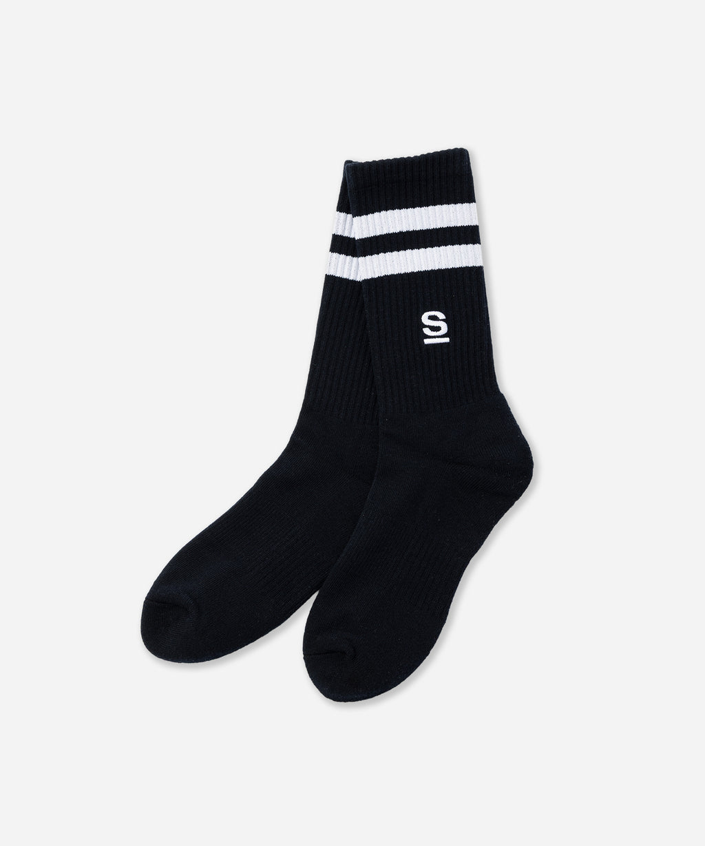 Saturdays NYC S Logo Socks in Navy