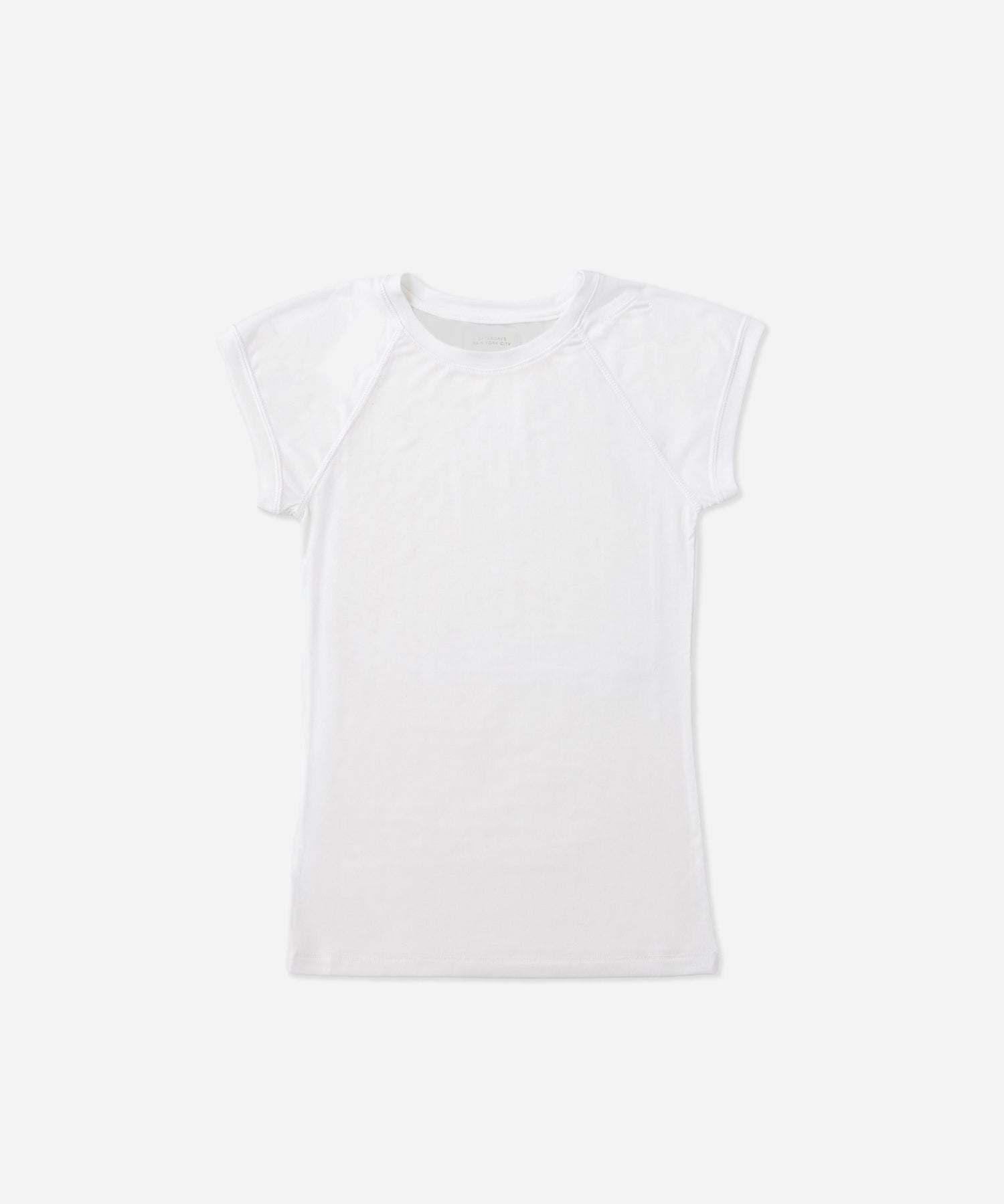 Saturdays NYC Bree Capped Sleeve Tee in White