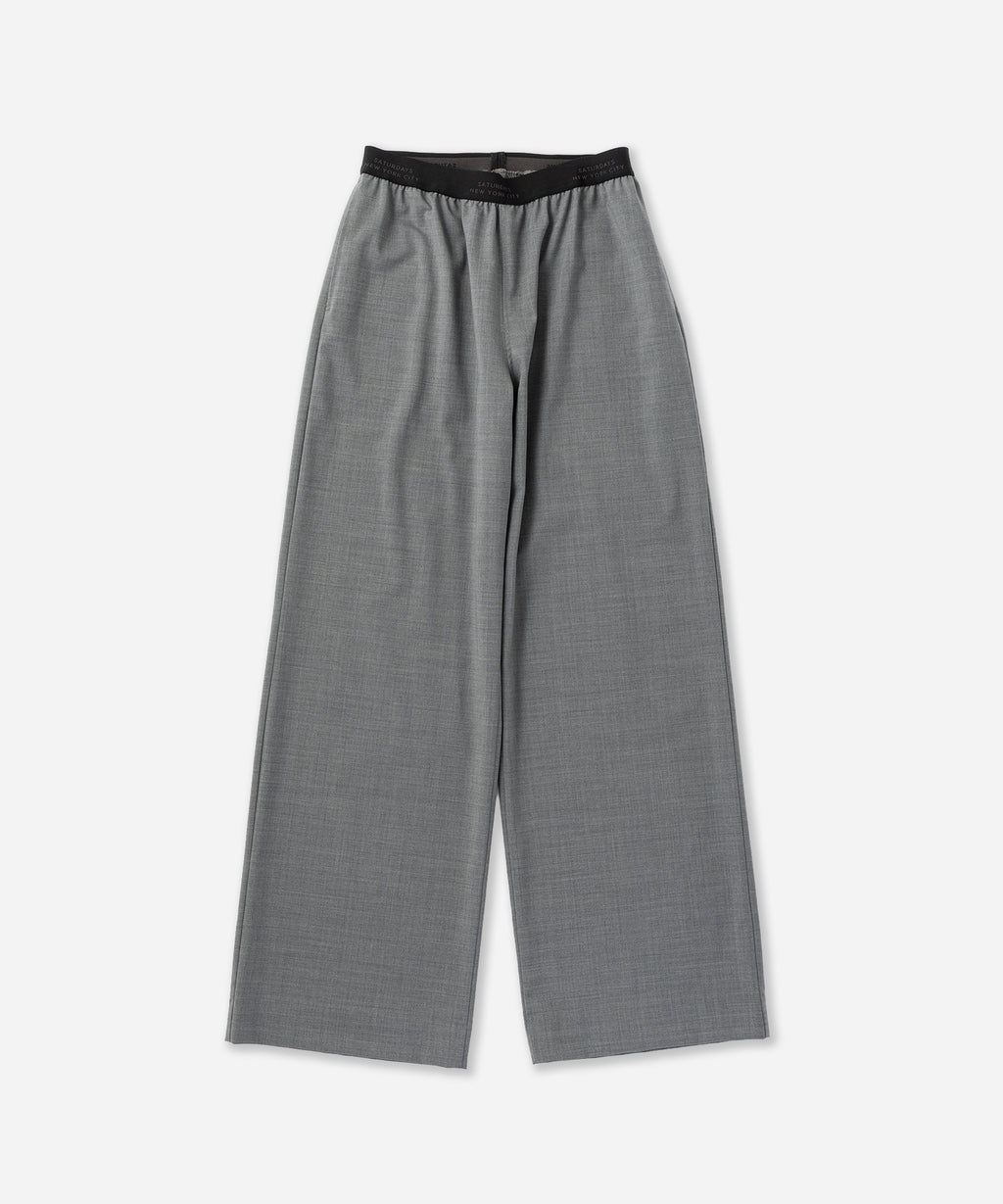 Saturdays NYC Palmetto Relaxed Pant in Gray