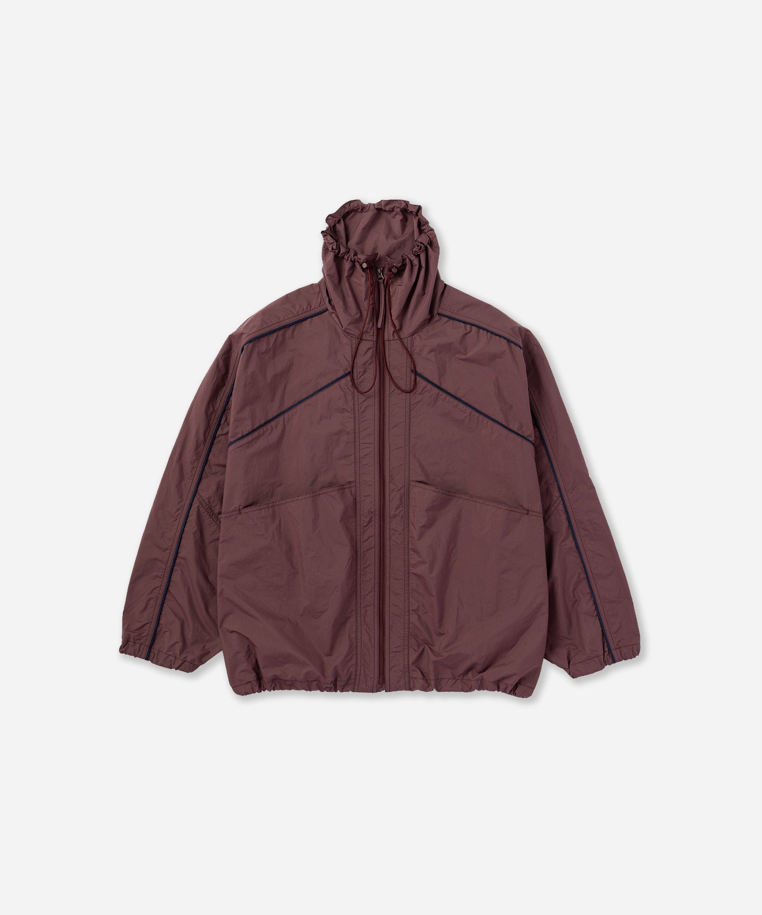 Saturdays NYC Edie Windbreaker in Wine