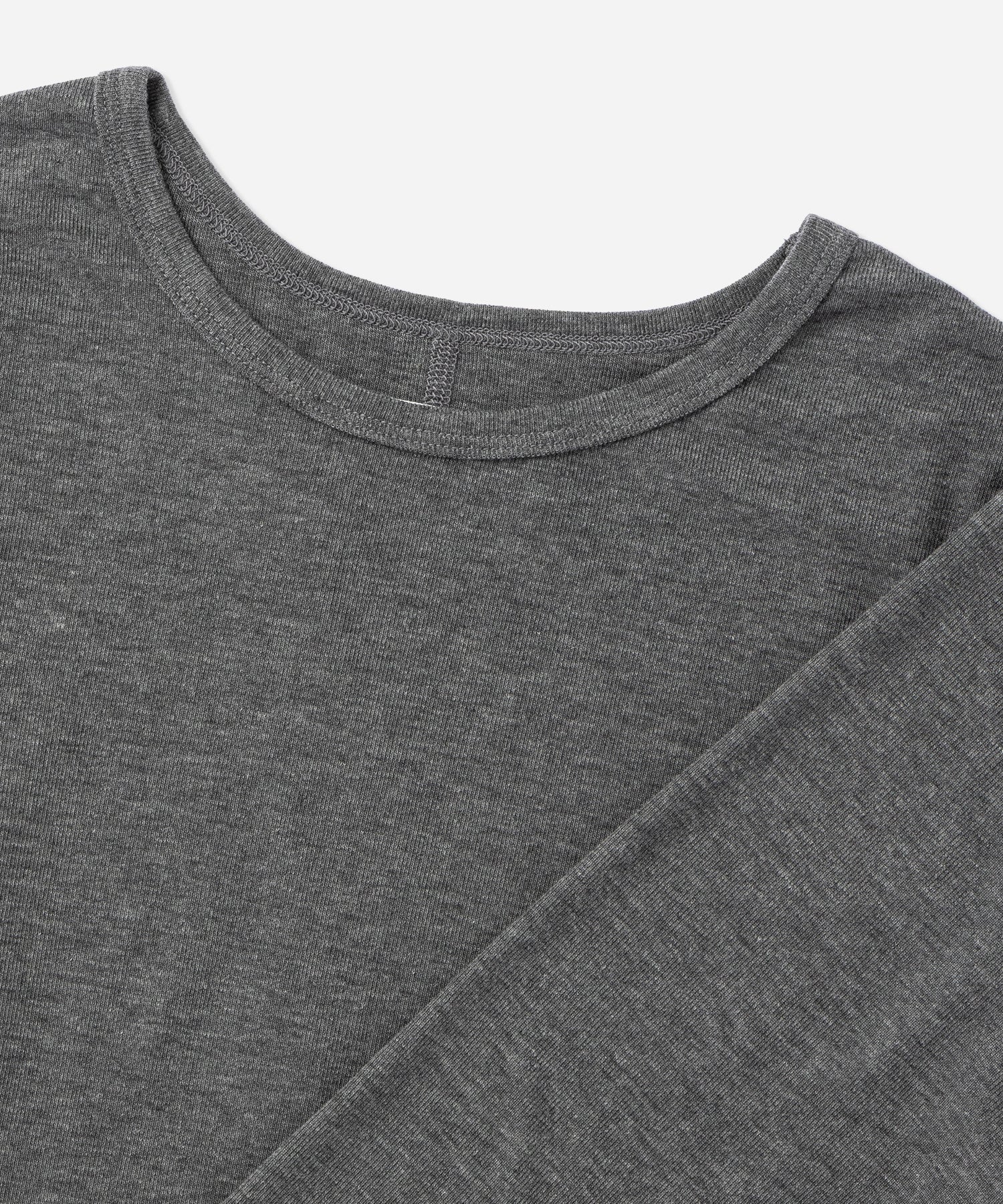 Saturdays NYC Steff Fitted Long Sleeve Top in Gray