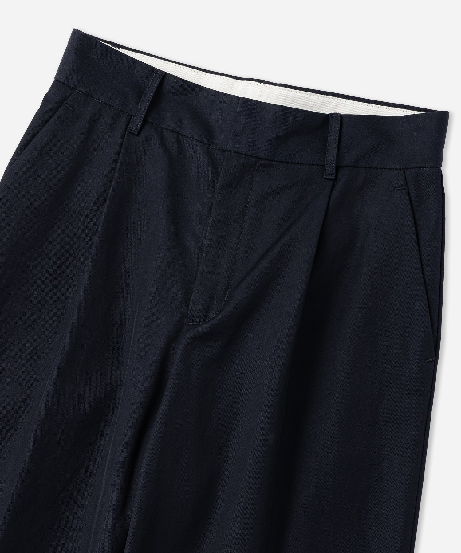 Saturdays NYC Kim Pleated Pant in Navy