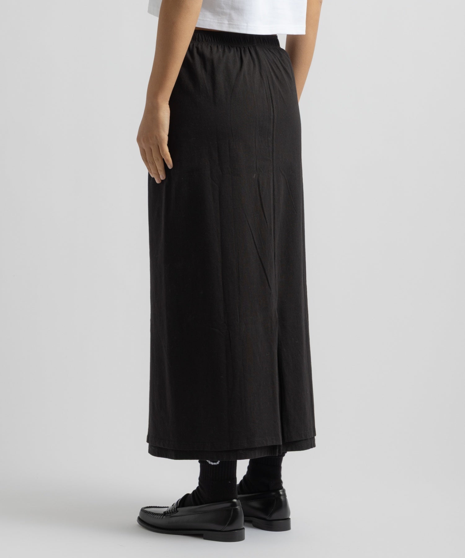 Saturdays NYC Amy Midi Skirt in Black