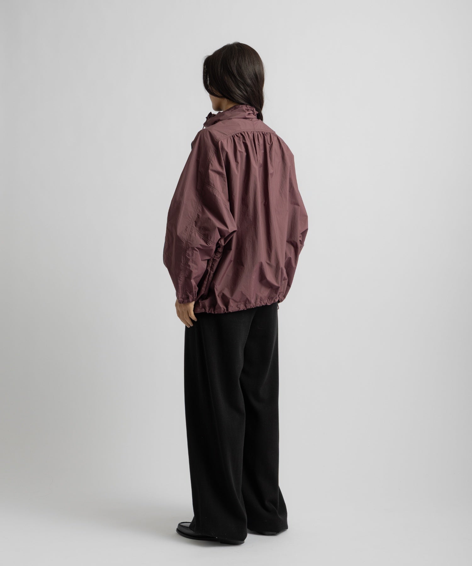 Saturdays NYC Edie Windbreaker in Wine