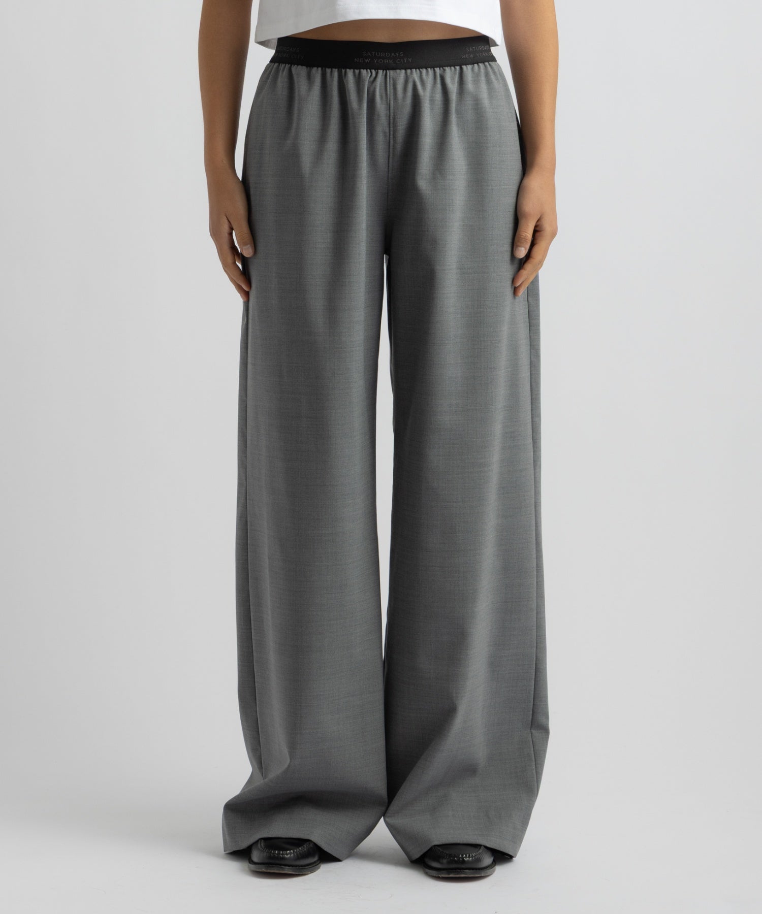 Saturdays NYC Palmetto Relaxed Pant in Gray
