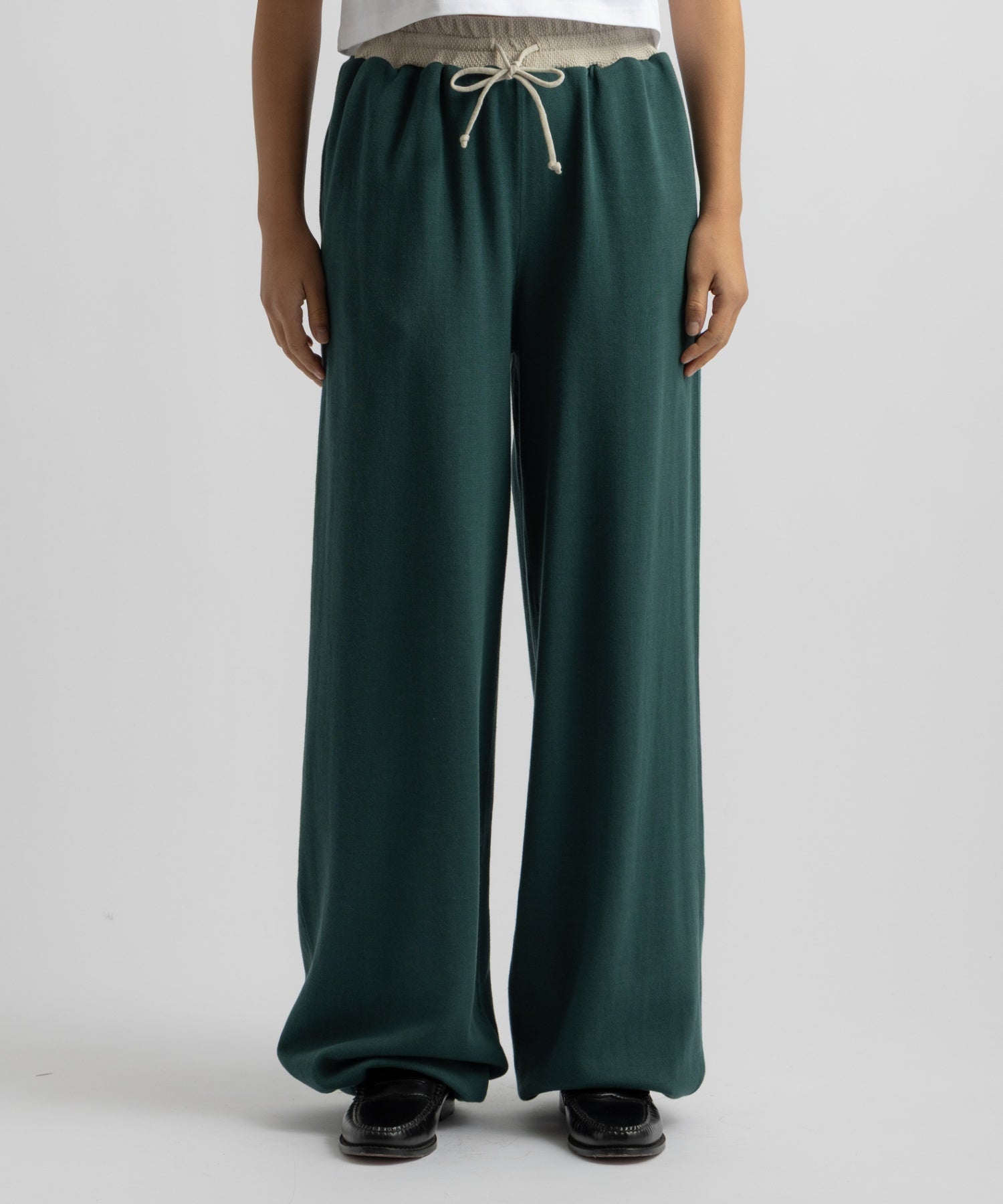 Saturdays NYC Palmetto Compact Knit Pant in Green