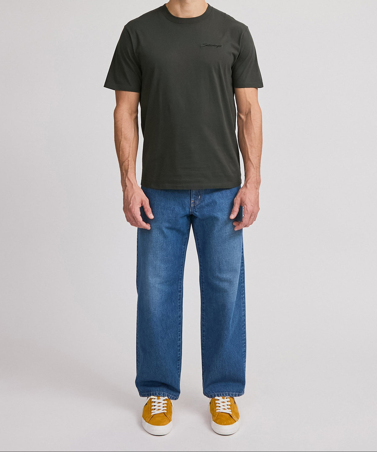 【SATIIIZ】Ber New York Washed T-Shirt Nike SB Tee X Doyenne M2Z S/S (Washed Banana) - Stix SGV