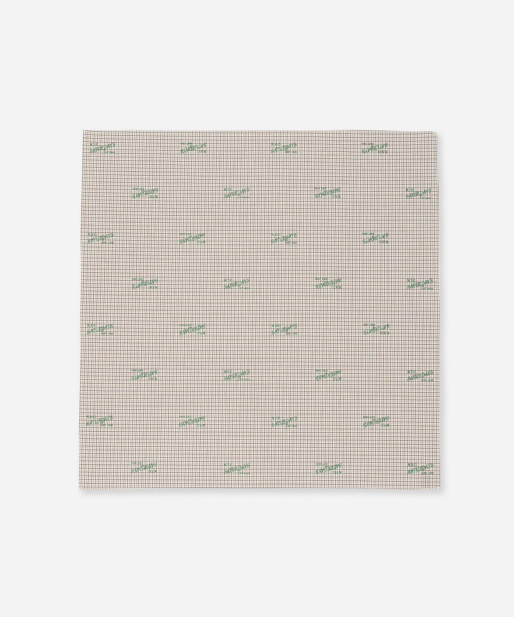 Saturdays NYC Vintage Serif Check Scarf in Ivory