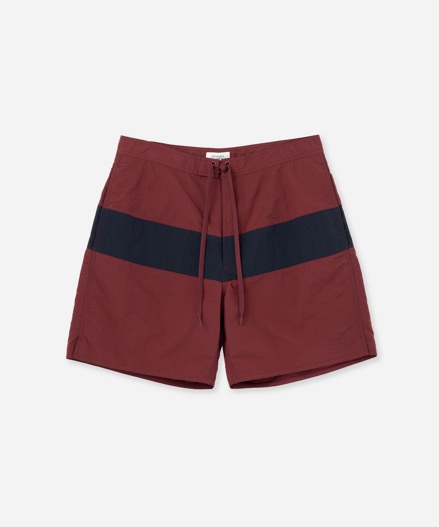 Saturdays NYC Grady Boardshort in Wine