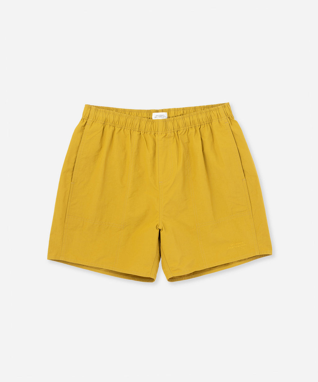 Saturdays NYC Talley Swim Short in Yellow
