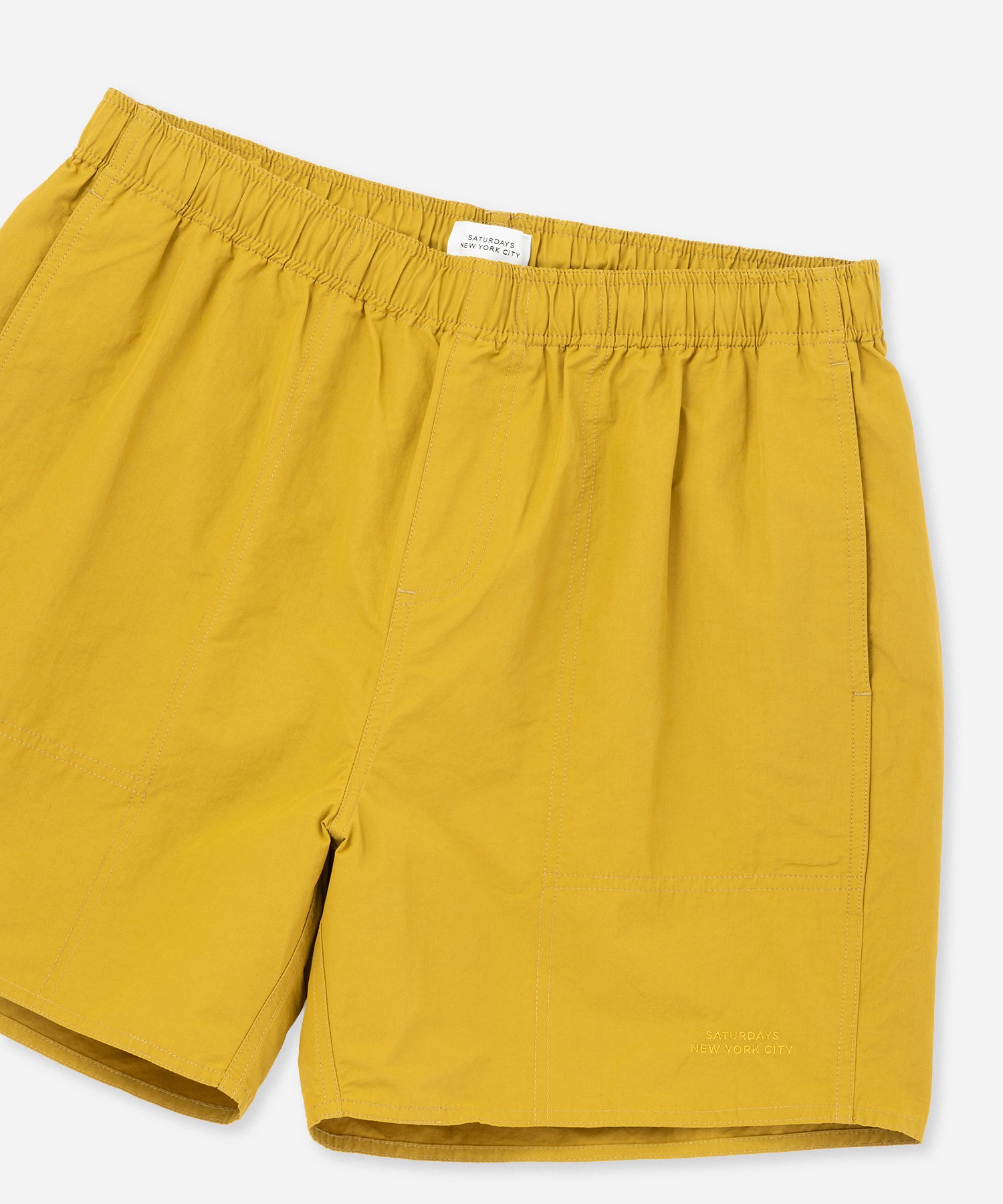 Saturdays NYC Talley Swim Short in Yellow