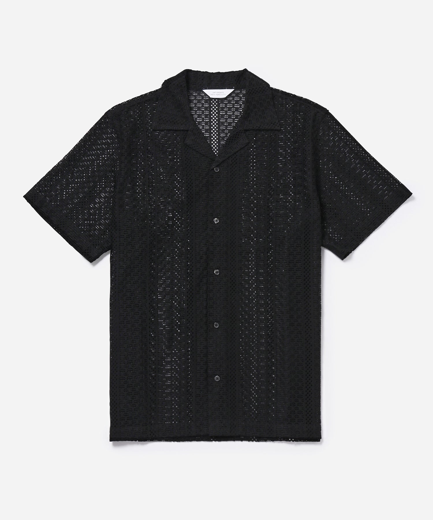 SATURDAYS NEW YORK 半袖シャツ CantyCottonLace Canty Cotton Lace SS Shirt | Saturdays NYC