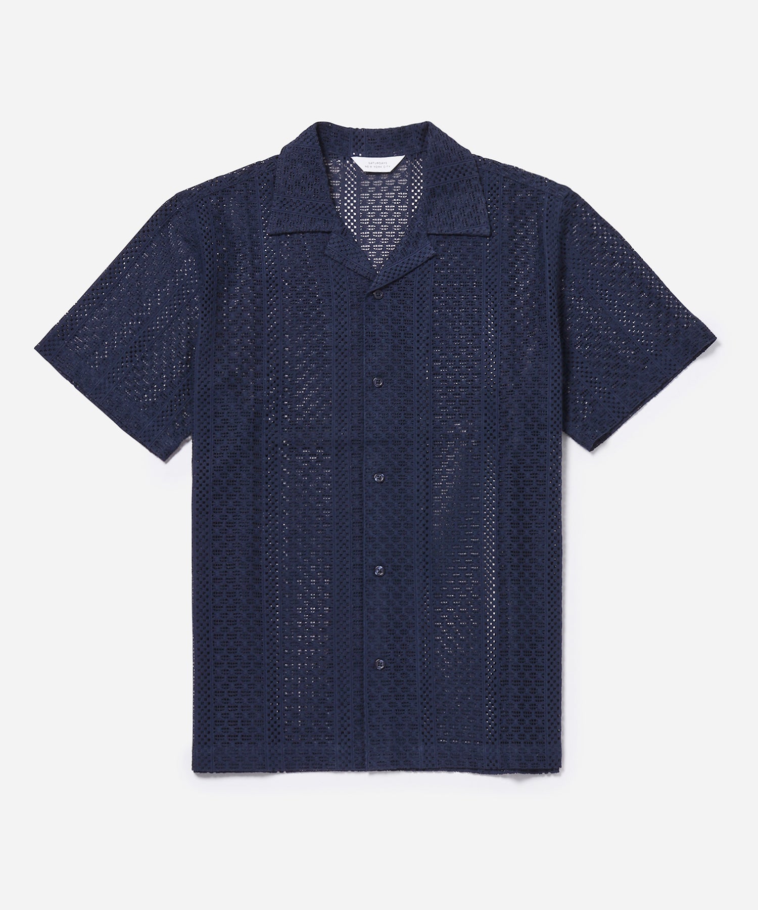 SATURDAYS NEW YORK 半袖シャツ CantyCottonLace Canty Cotton Lace SS Shirt | Saturdays NYC