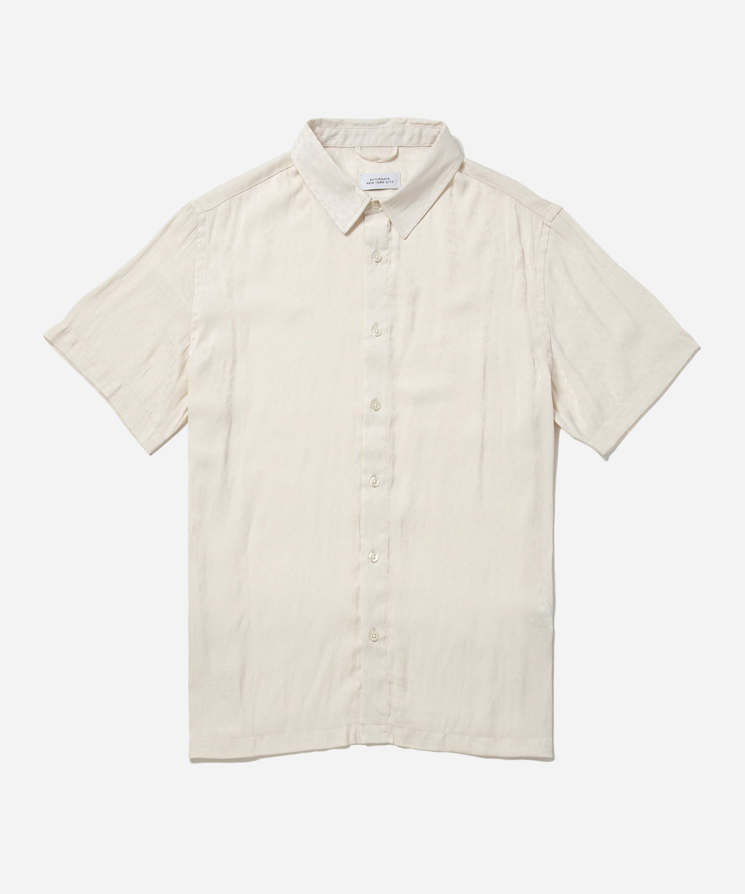 Bruce Leopard Jacquard Short Sleeve Shirt