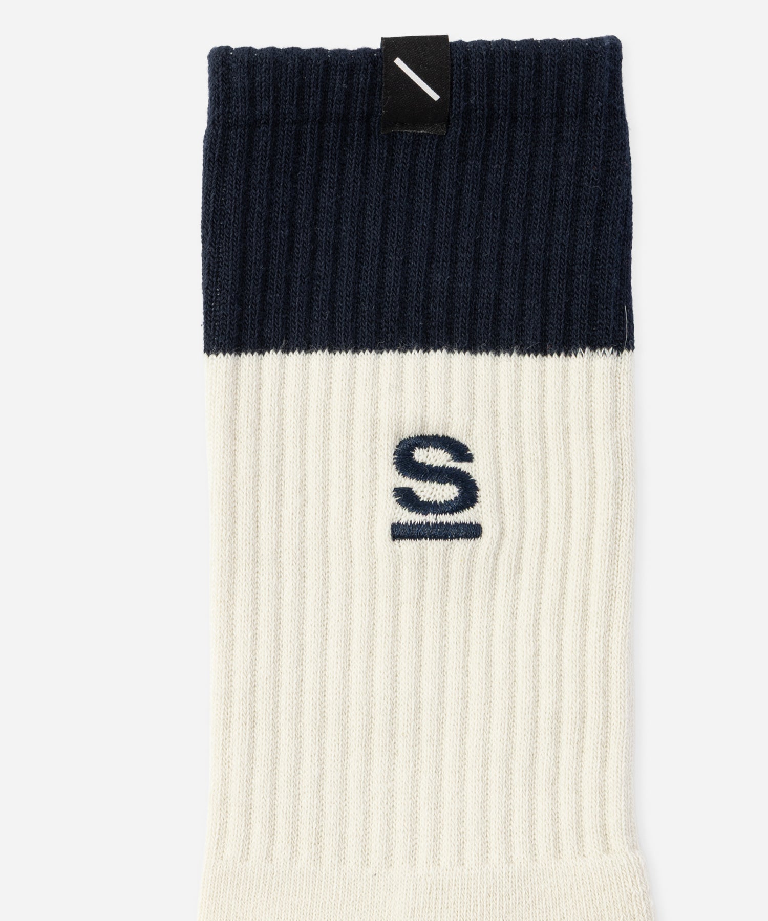 Saturdays NYC S Logo Sock in Ivory