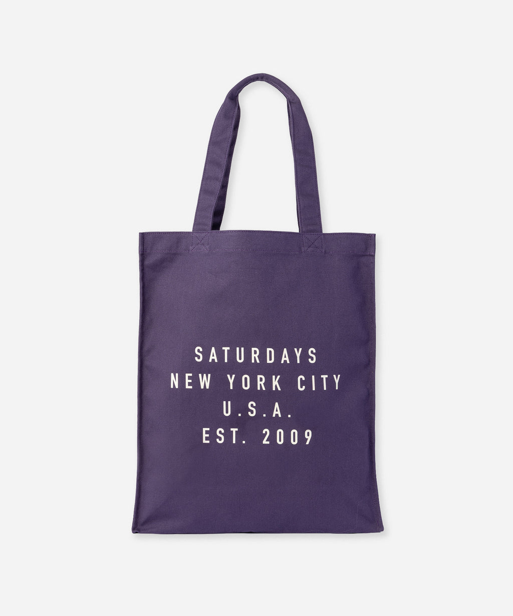 Saturdays NYC Established USA Tote Bag in Purple