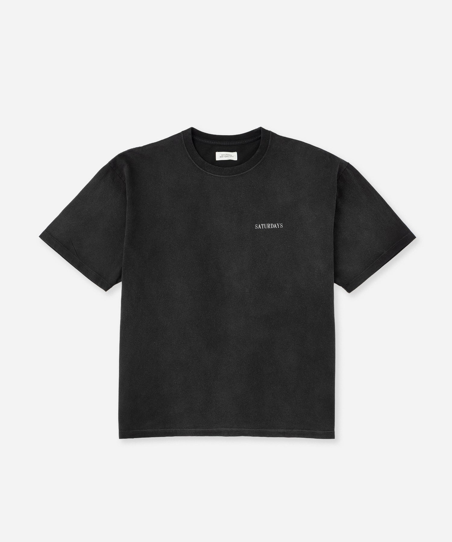 Saturdays NYC Vintage Sport Relaxed Short Sleeve Tee in Charcoal