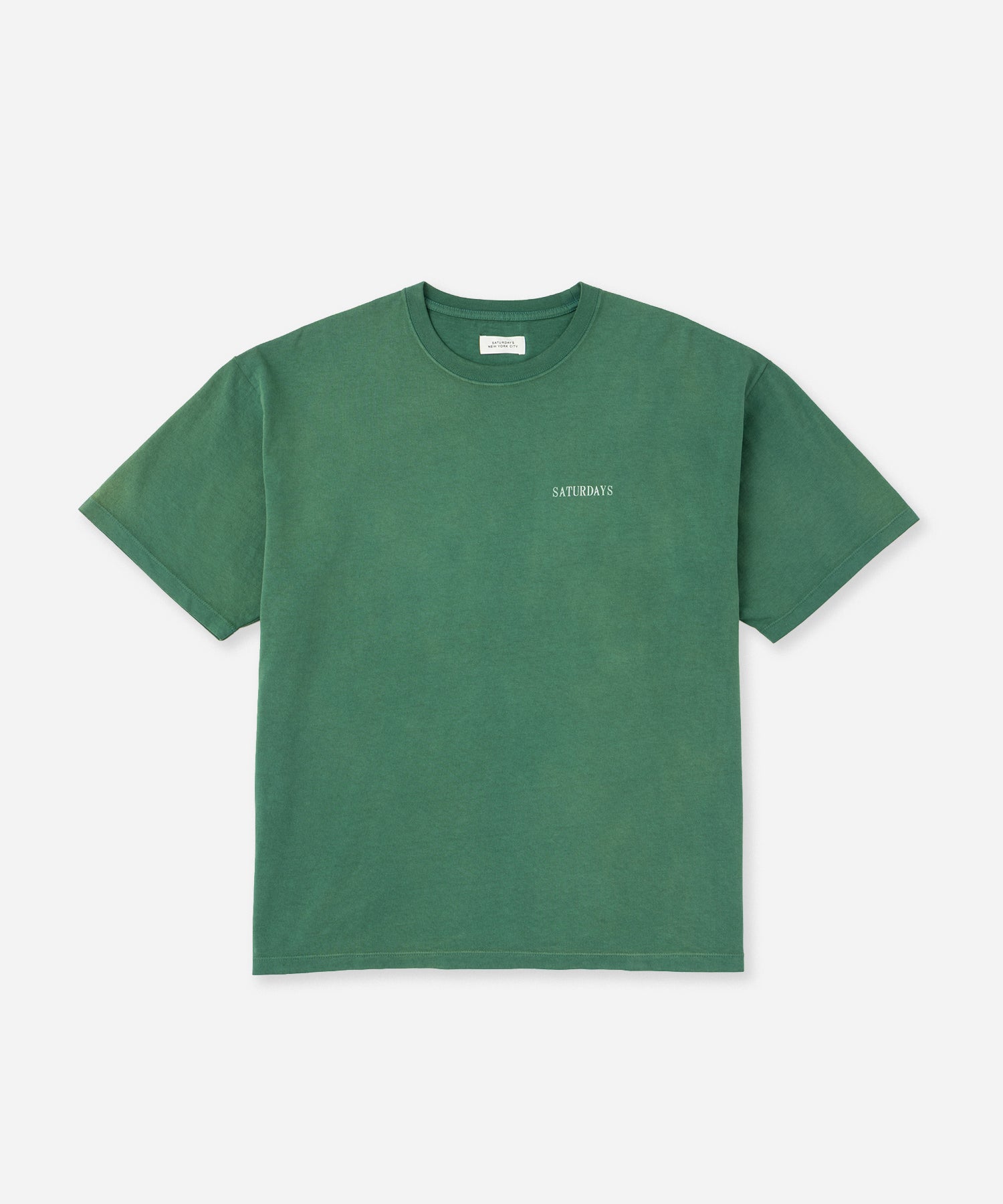 Saturdays NYC Vintage Sport Relaxed Short Sleeve Tee in Green
