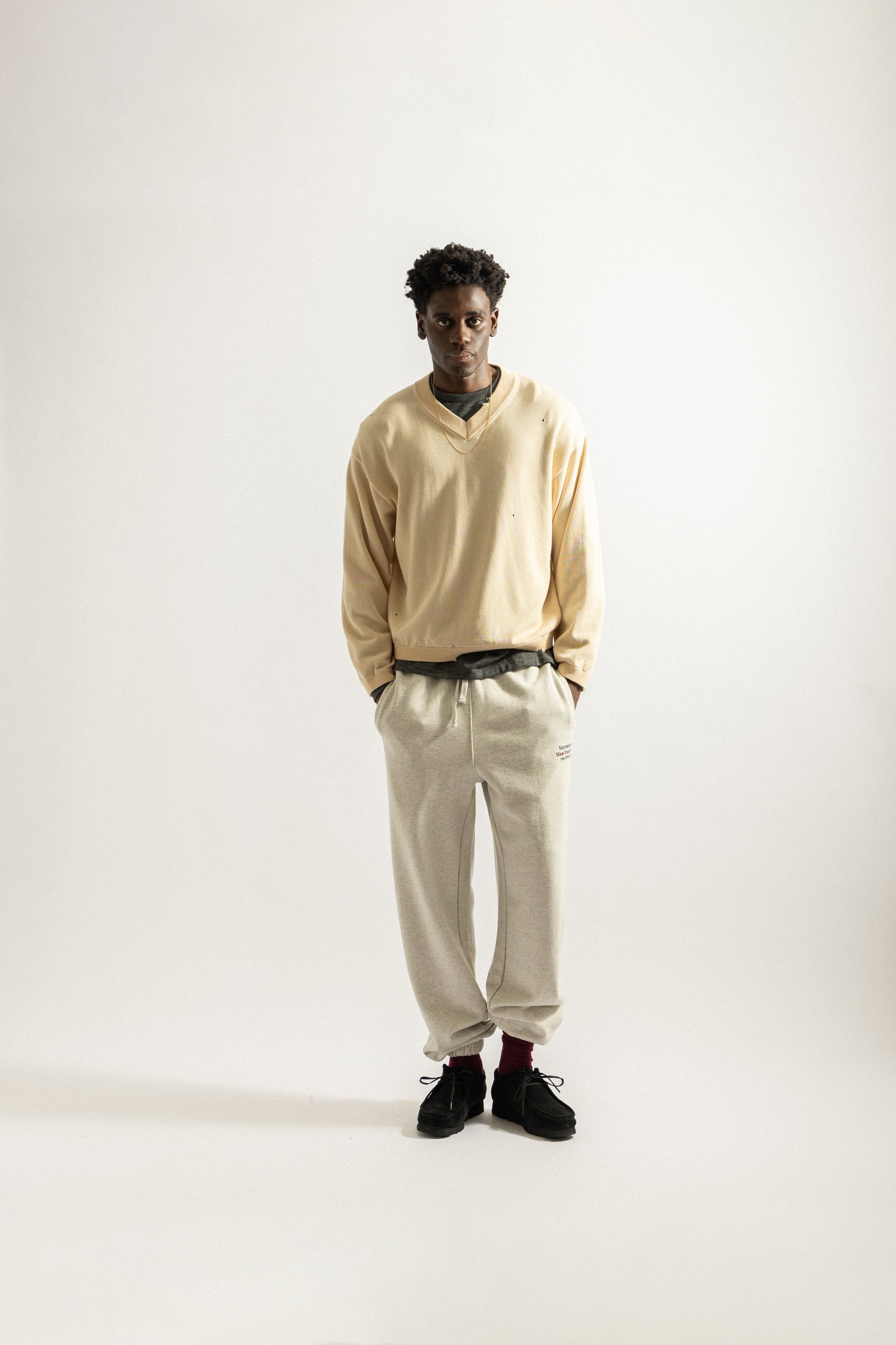 Saturdays NYC Abrams Sweatpant in Light Gray