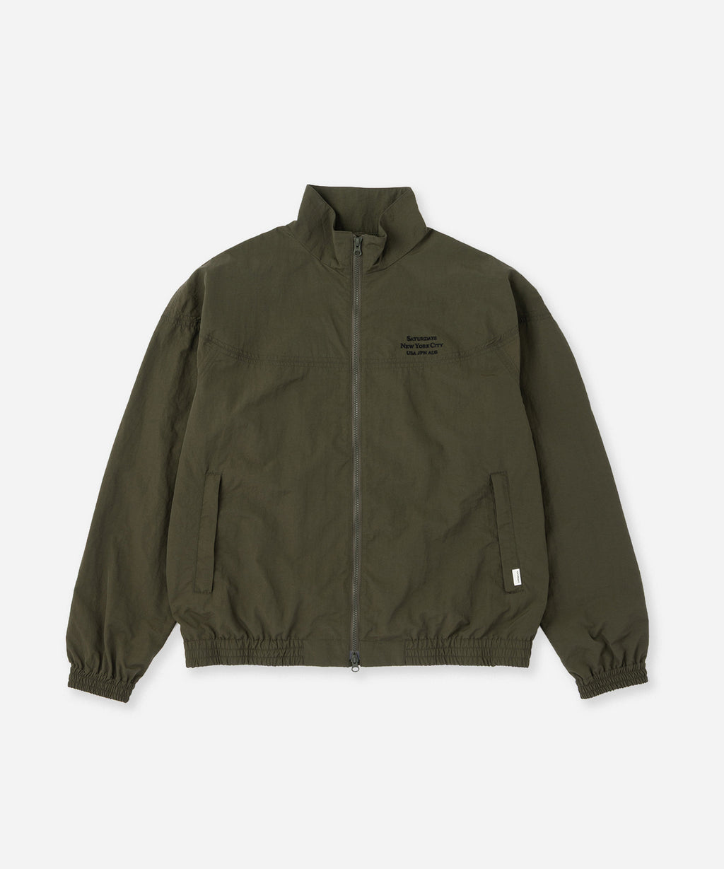 Saturdays NYC Everett International Training Jacket in Olive Green