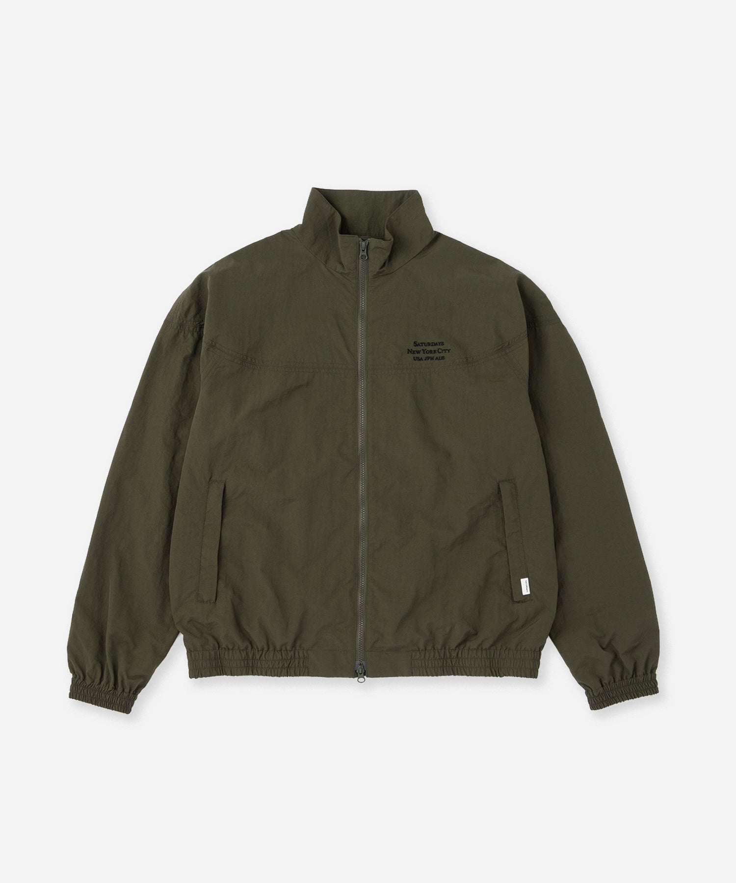 Saturdays NYC Everett International Training Jacket in Olive Green