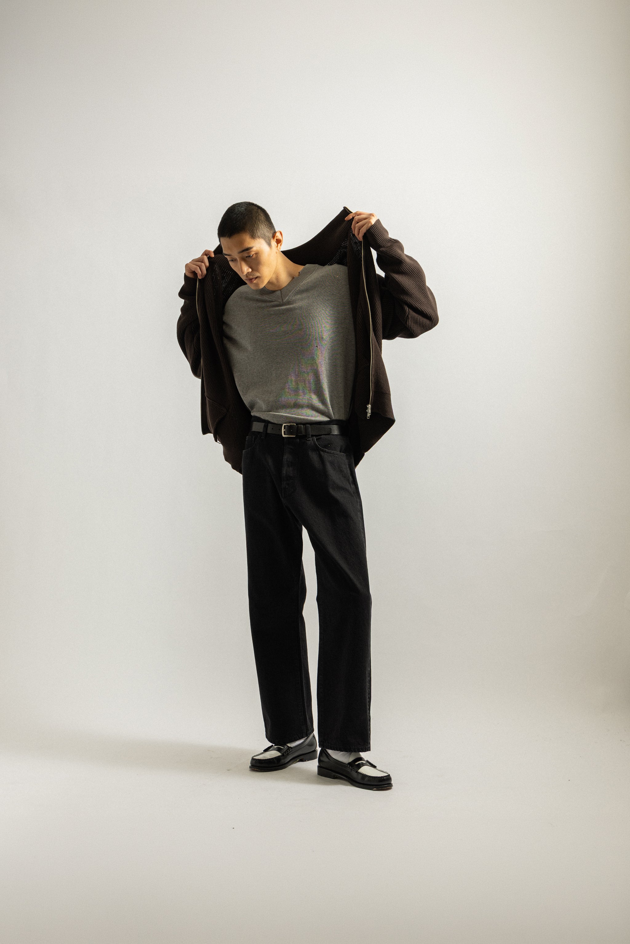 Saturdays NYC Tobias Straight Denim Pant in Black