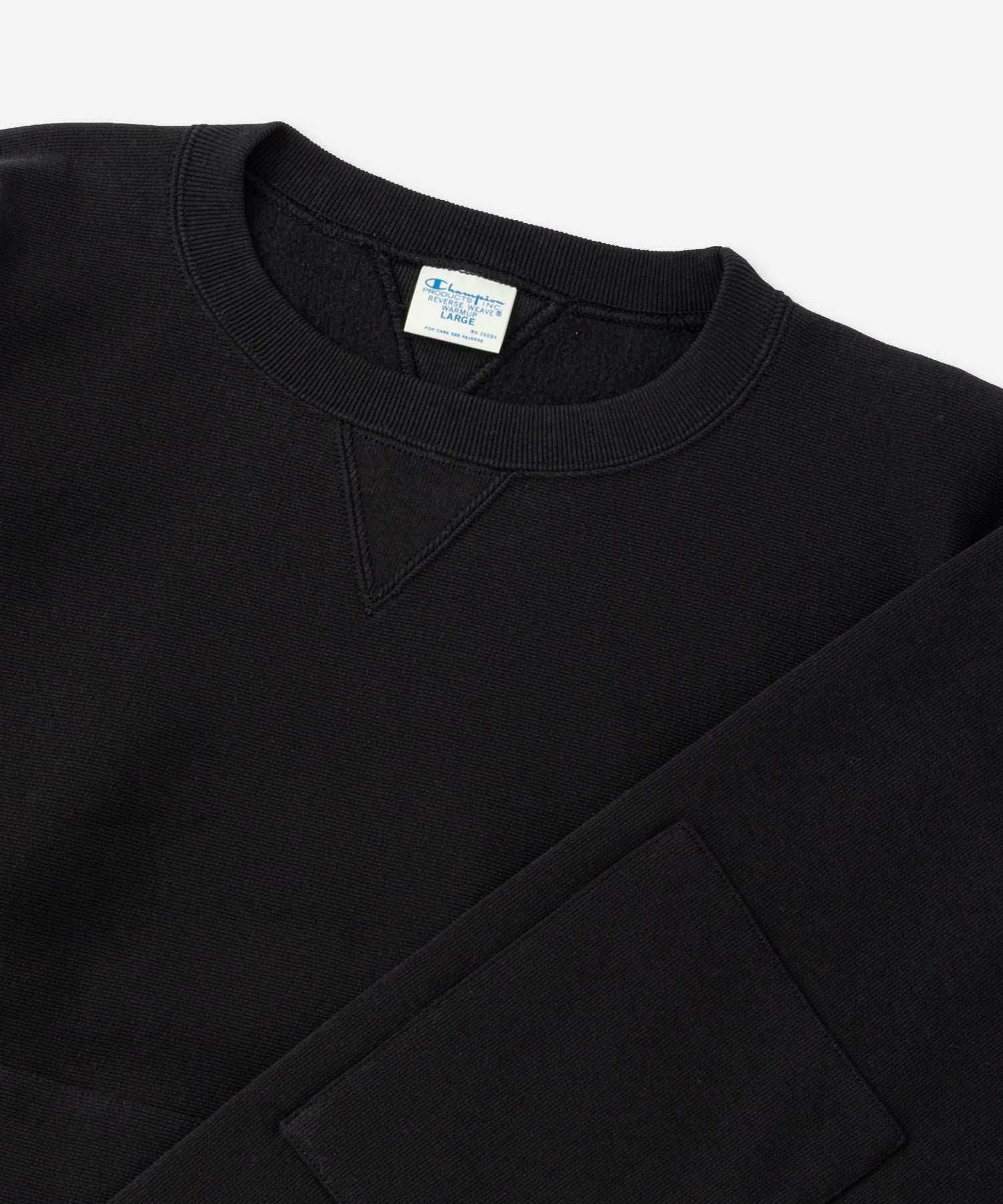Champion for Saturdays Crewneck Sweatshirt in Black