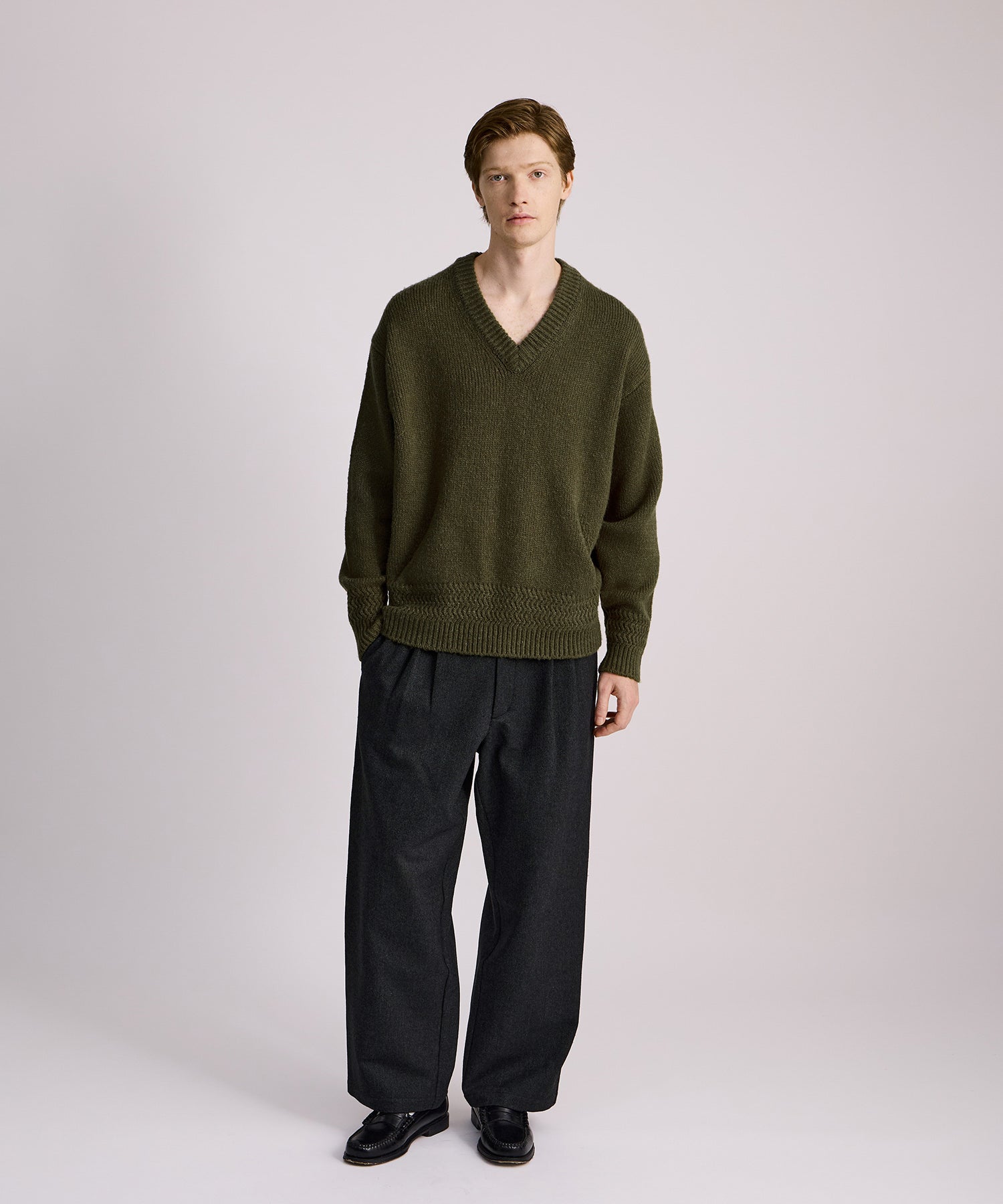 Nicholas Low Gage V Neck Sweater