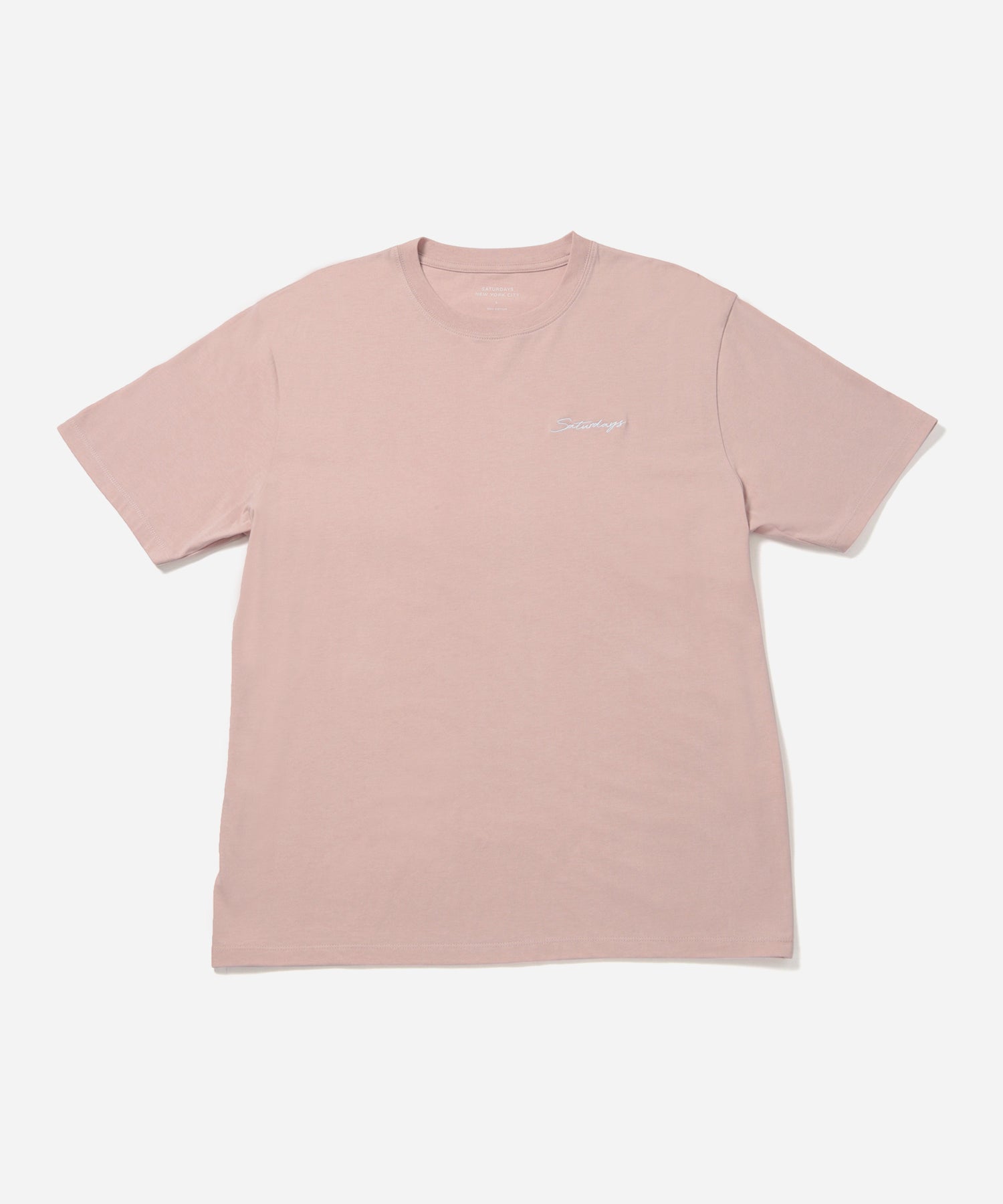 品揃え豊富で Script Embroidered NYC Saturdays | Tee SS トップス
