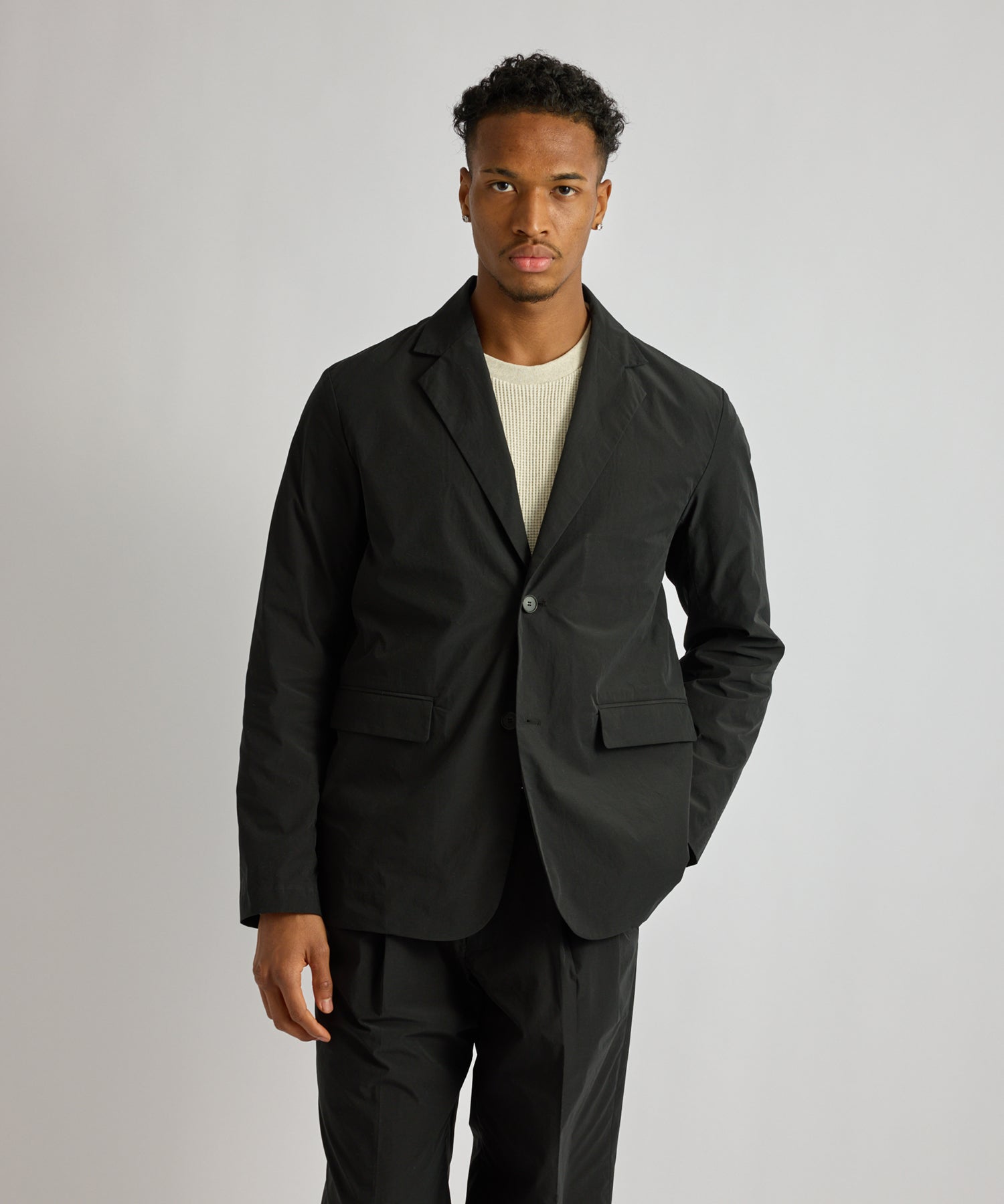 Saturdays NYC Mirza Easy Wear Jacket in Black