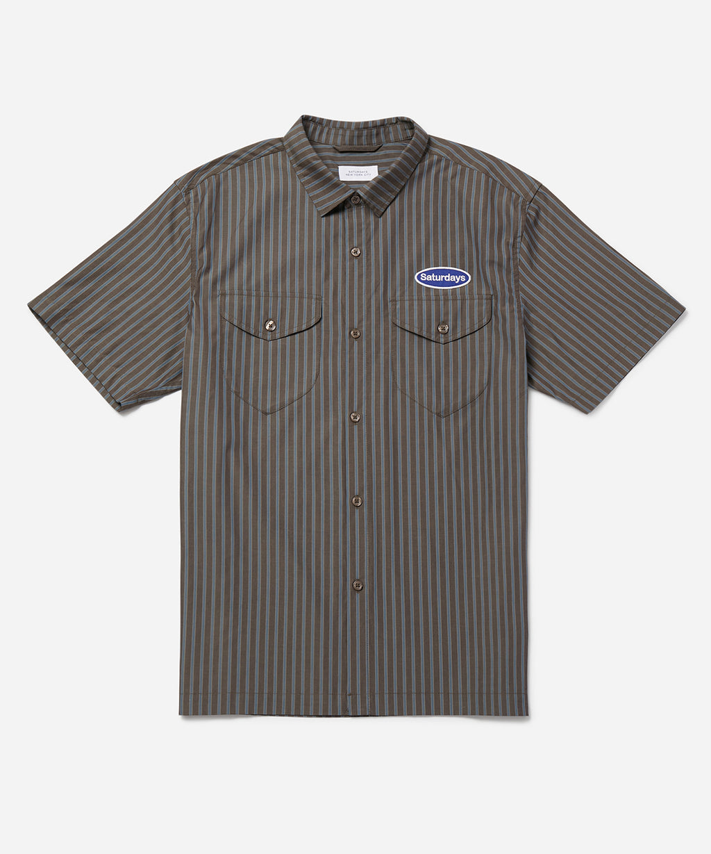 Ryan Zip Front Flannel Shirt | Saturdays NYC