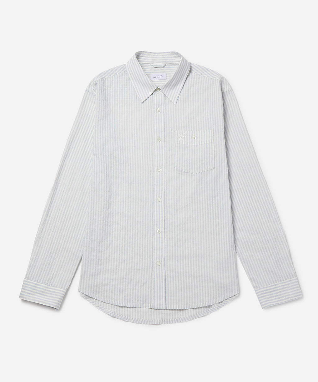 Luis Check LS Shirt | Saturdays NYC