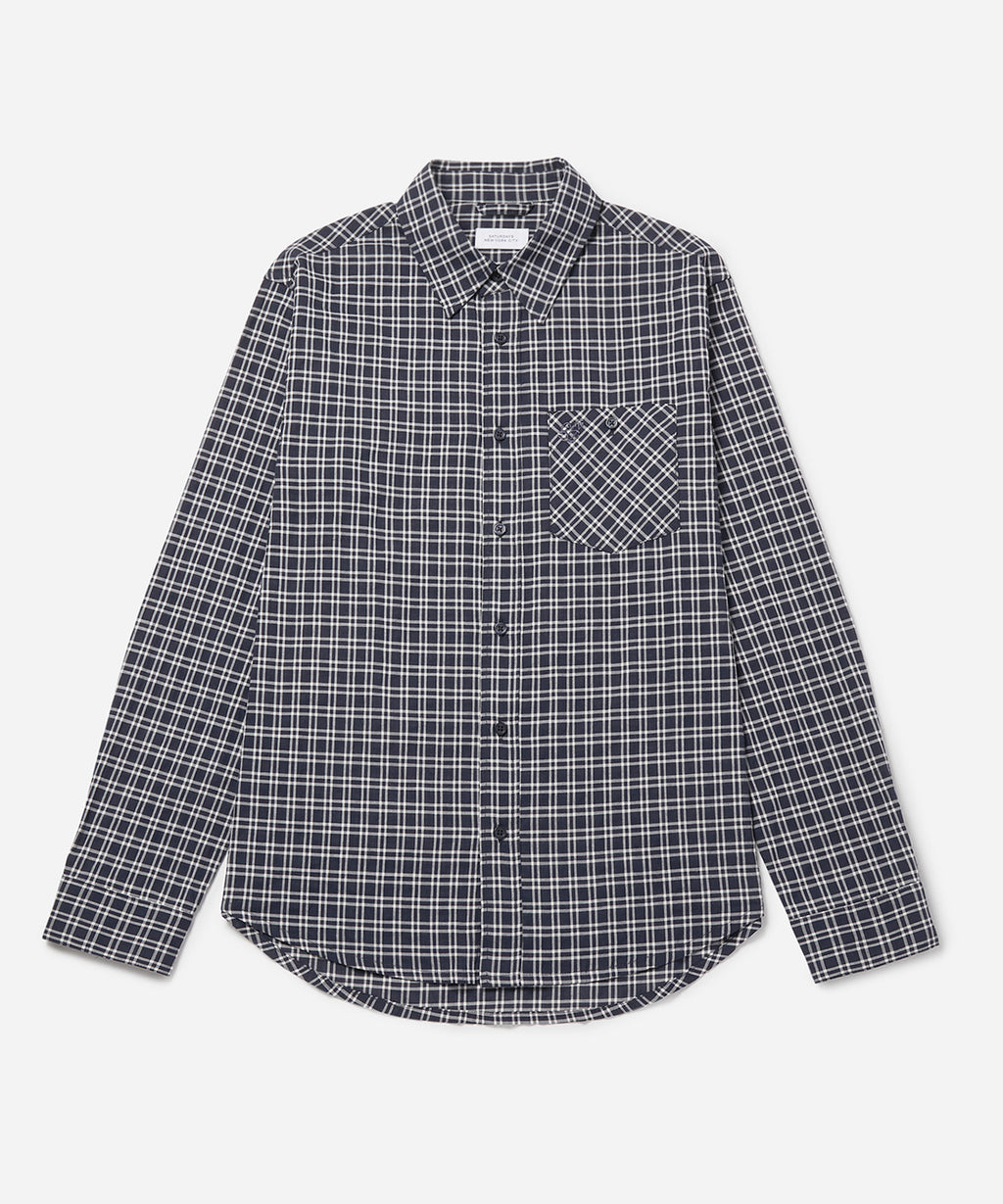Midnight | Luis Check LS Shirt