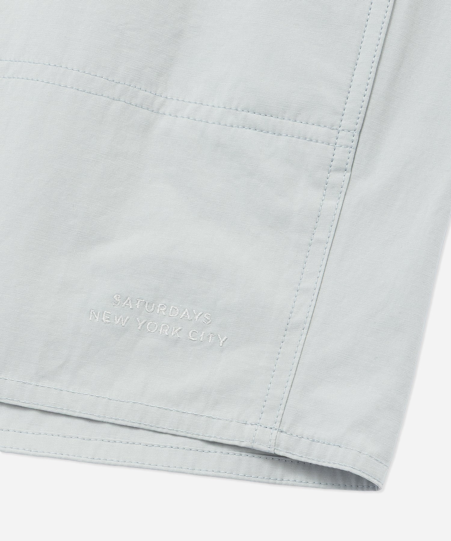 Saturdays NYC Talley Swim Short in Light Blue