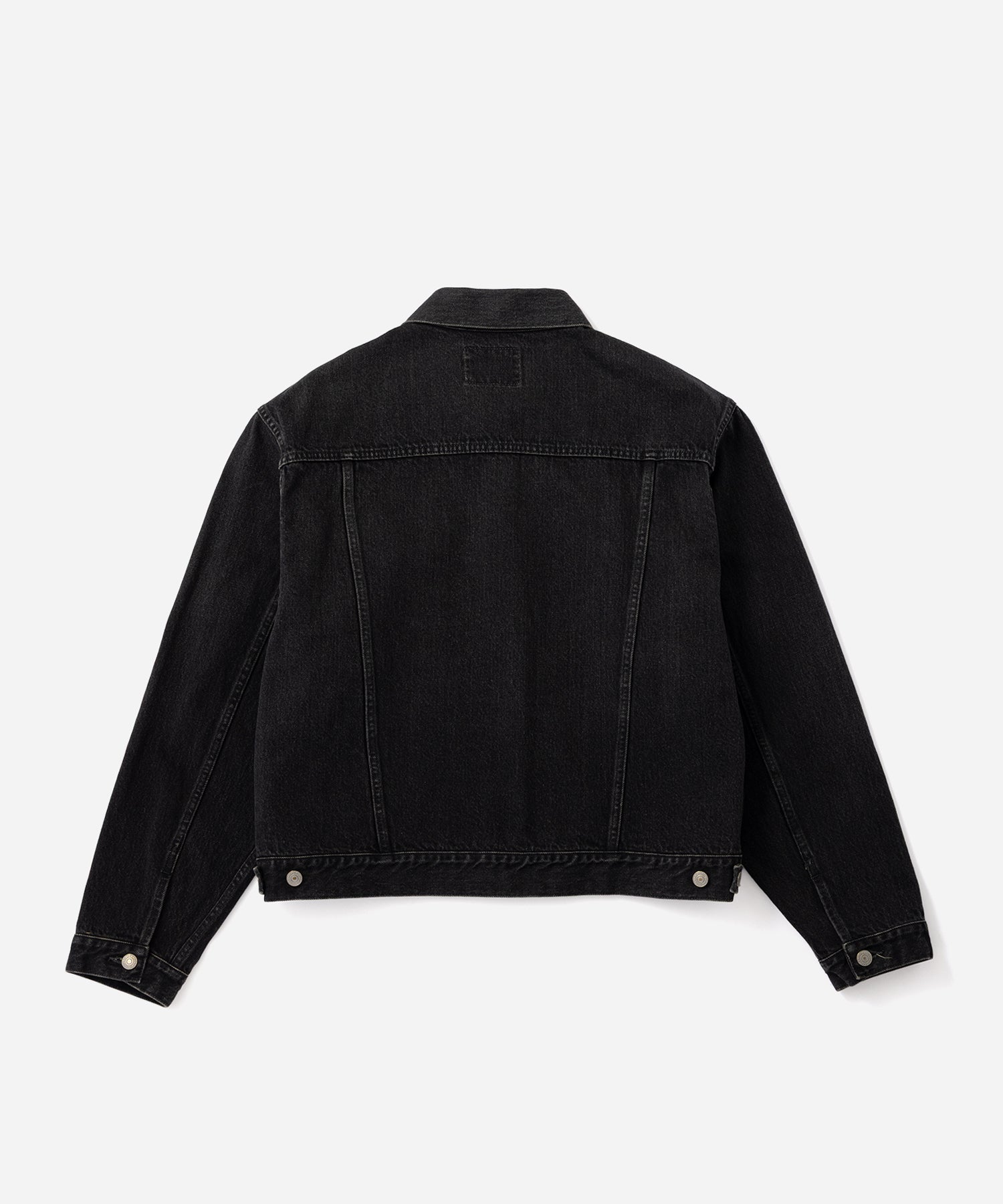 Saturdays NYC Emil Vintage Denim Jacket in Fade Black